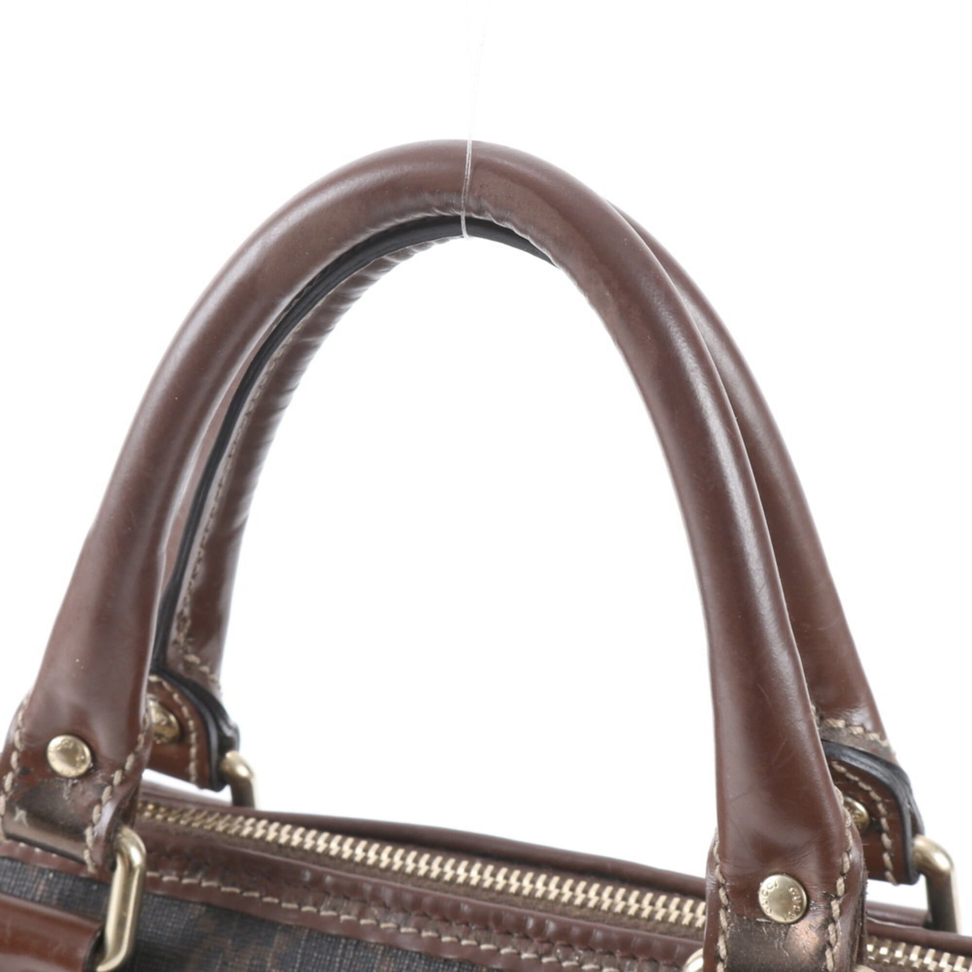 Gucci Brown Gg Supreme Handbag Tote Bag (Pre-Owned)