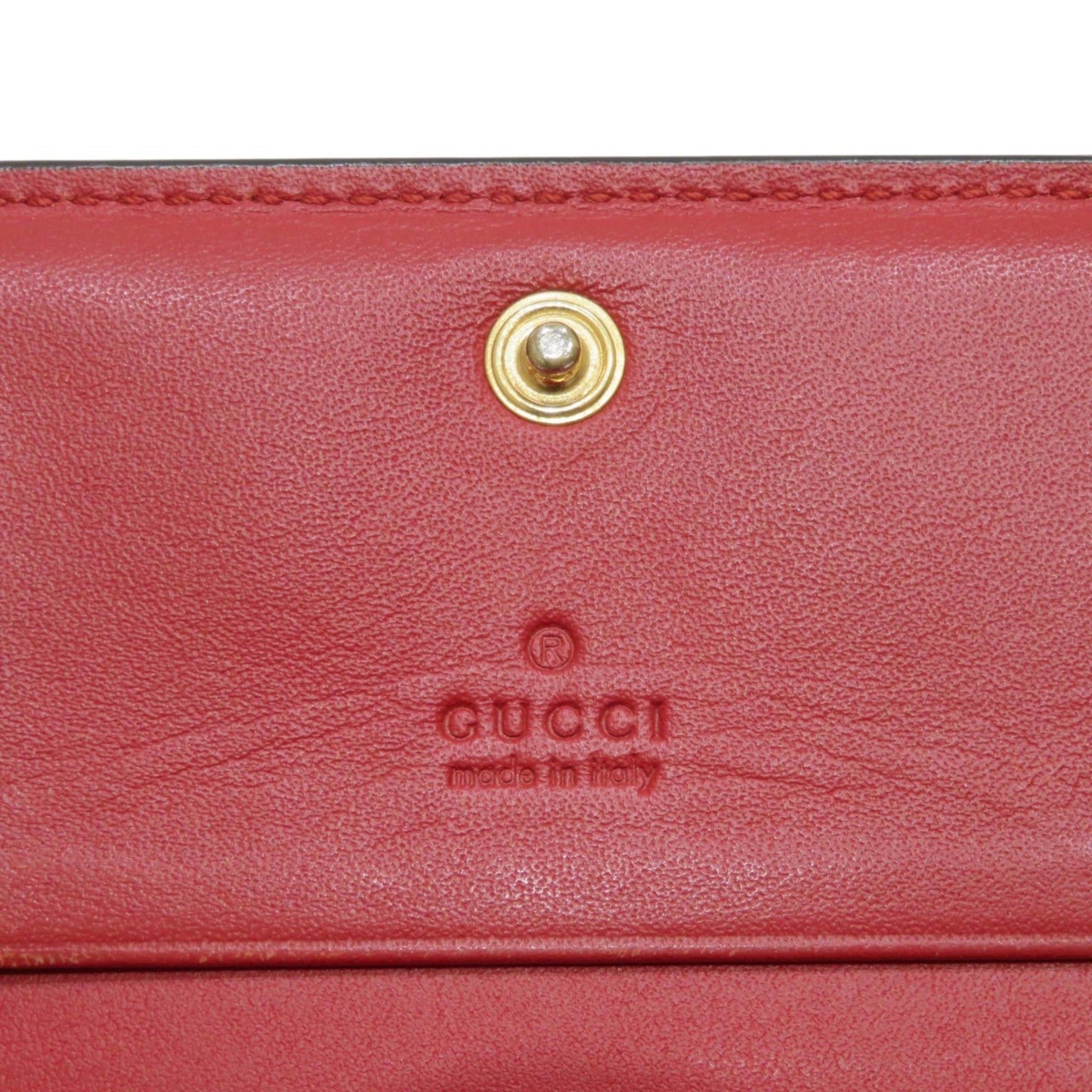 Gucci Beige Pvc Leather Wallet (Bi-Fold) (Pre-Owned)
