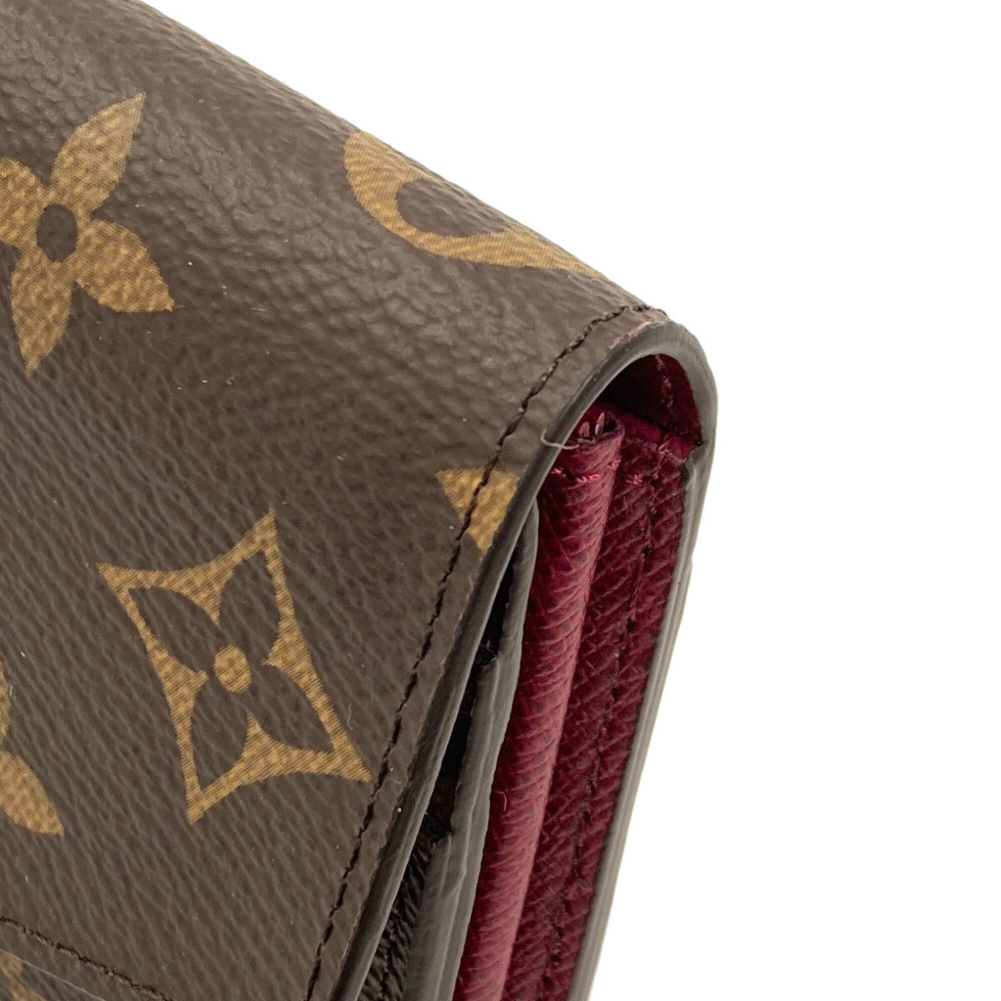 Louis Vuitton Fuchsia Monogram Monogram Long Wallet (Bi-Fold) (Pre-Owned)