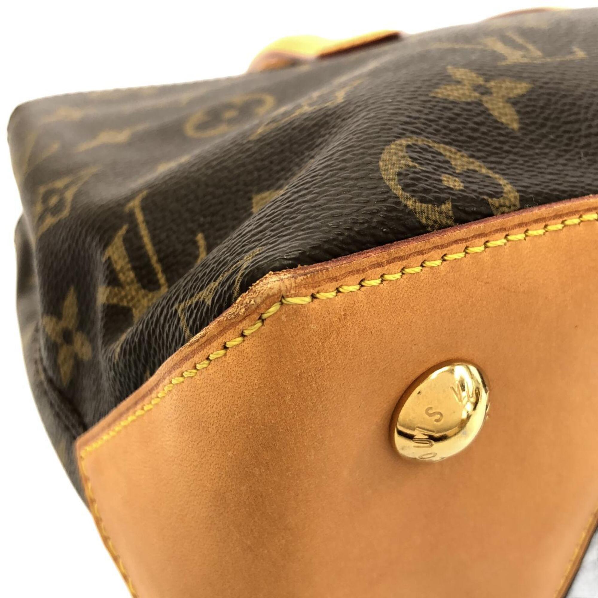 Louis Vuitton Monogram Marron Coated Canvas Handbag (Pre-Owned)