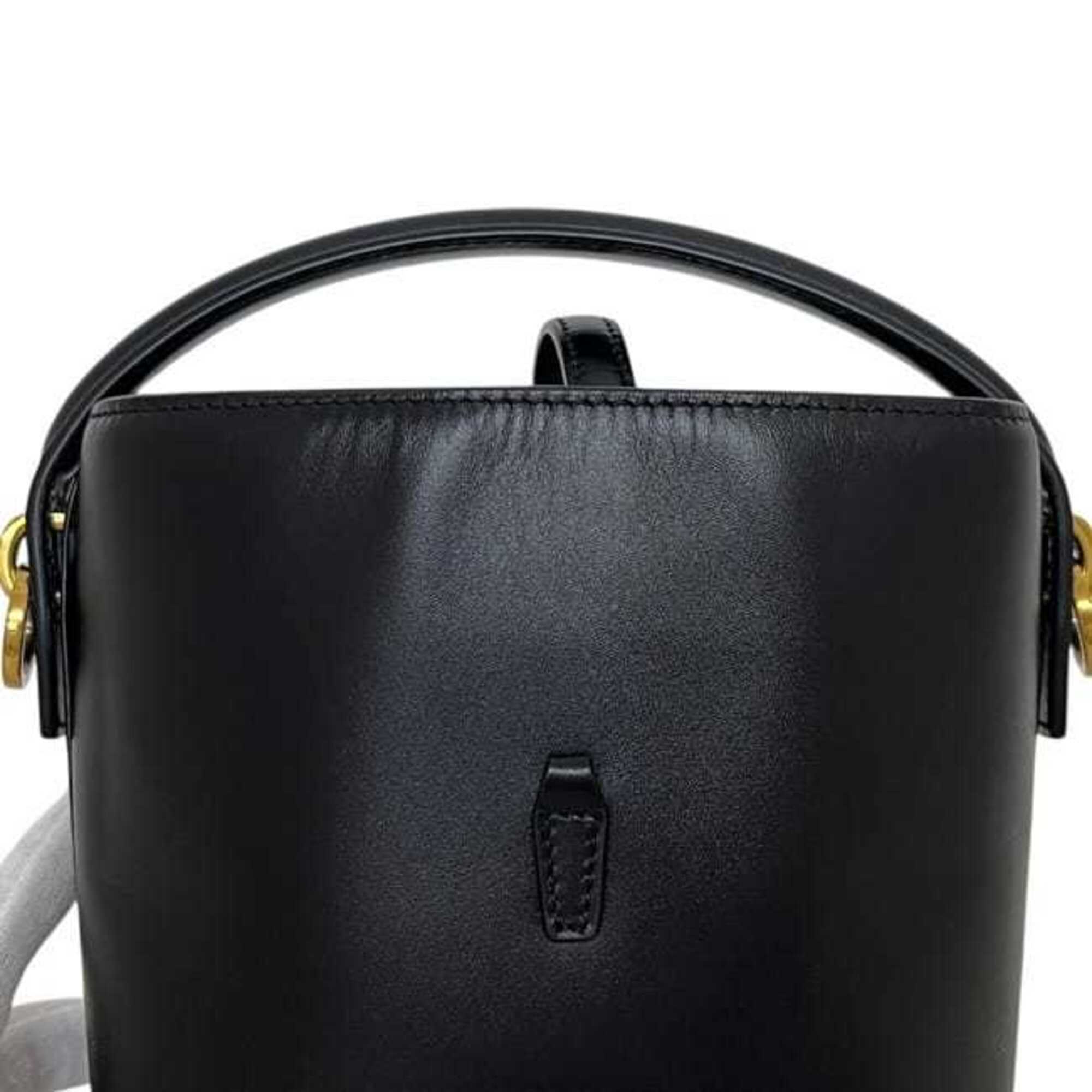 Saint Laurent Black Leather Shoulder Bag (Pre-Owned)