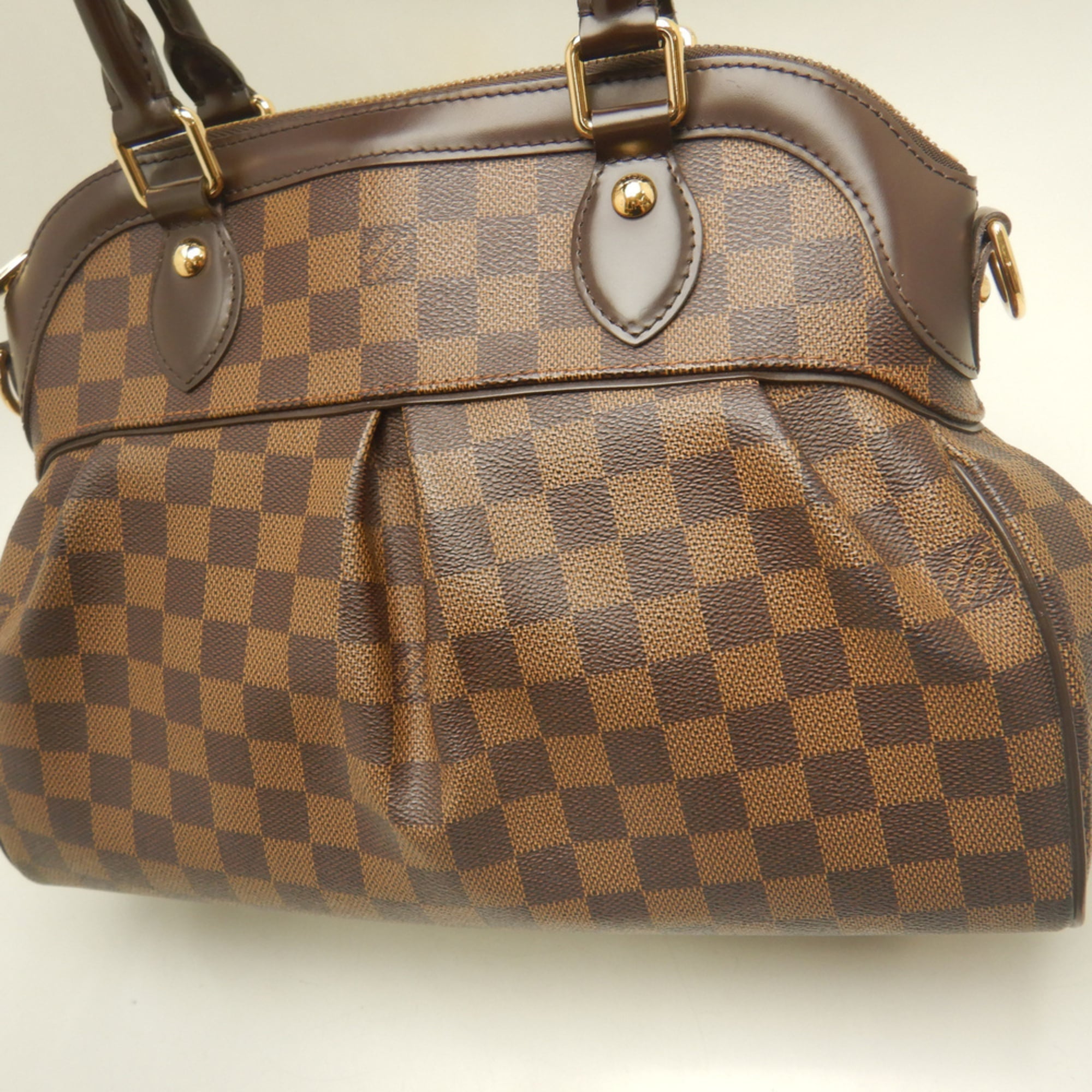 Louis Vuitton Brown Ebene Damier Canvas Handbag (Pre-Owned)