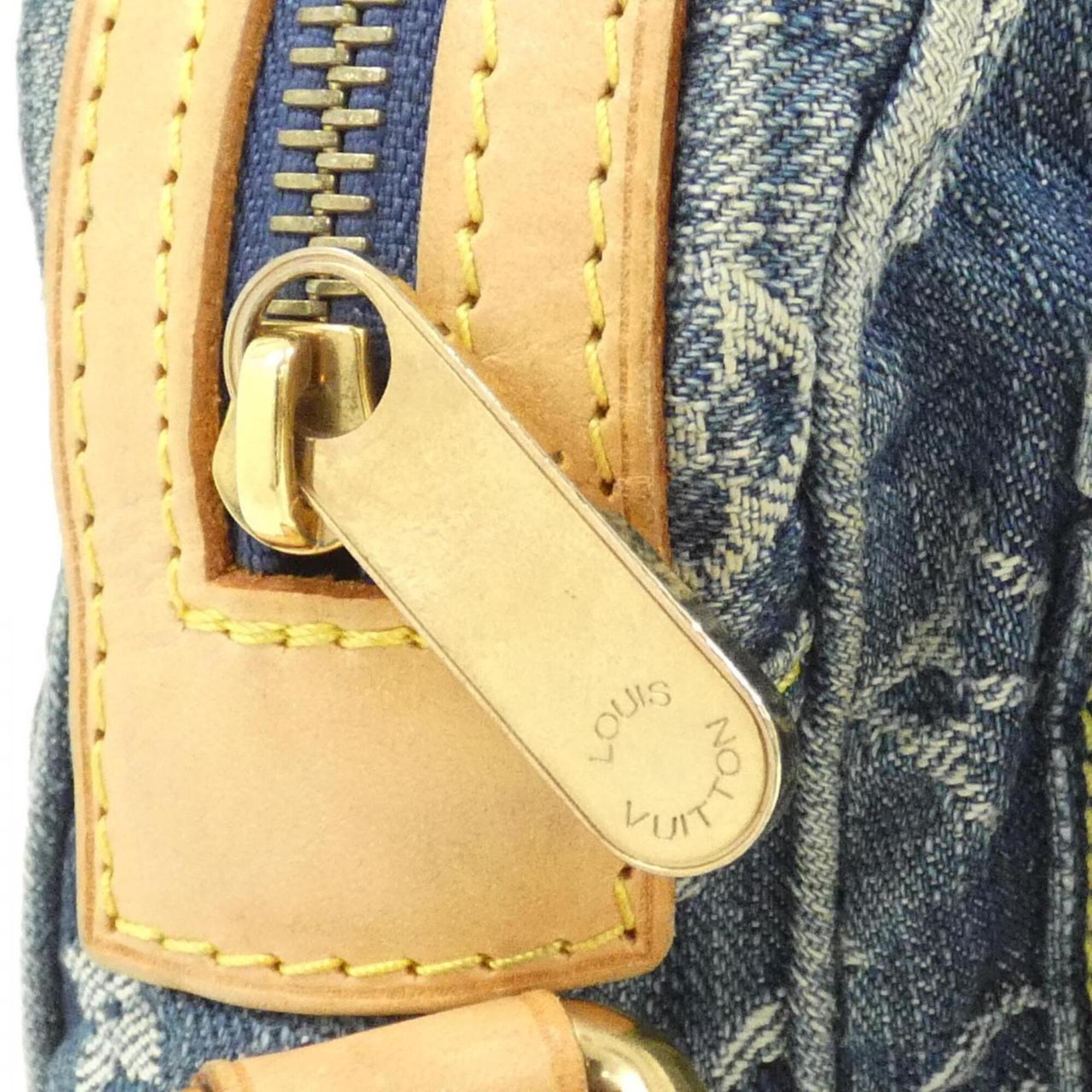 Louis Vuitton Blue Denim Canvas Shoulder Bag (Pre-Owned)