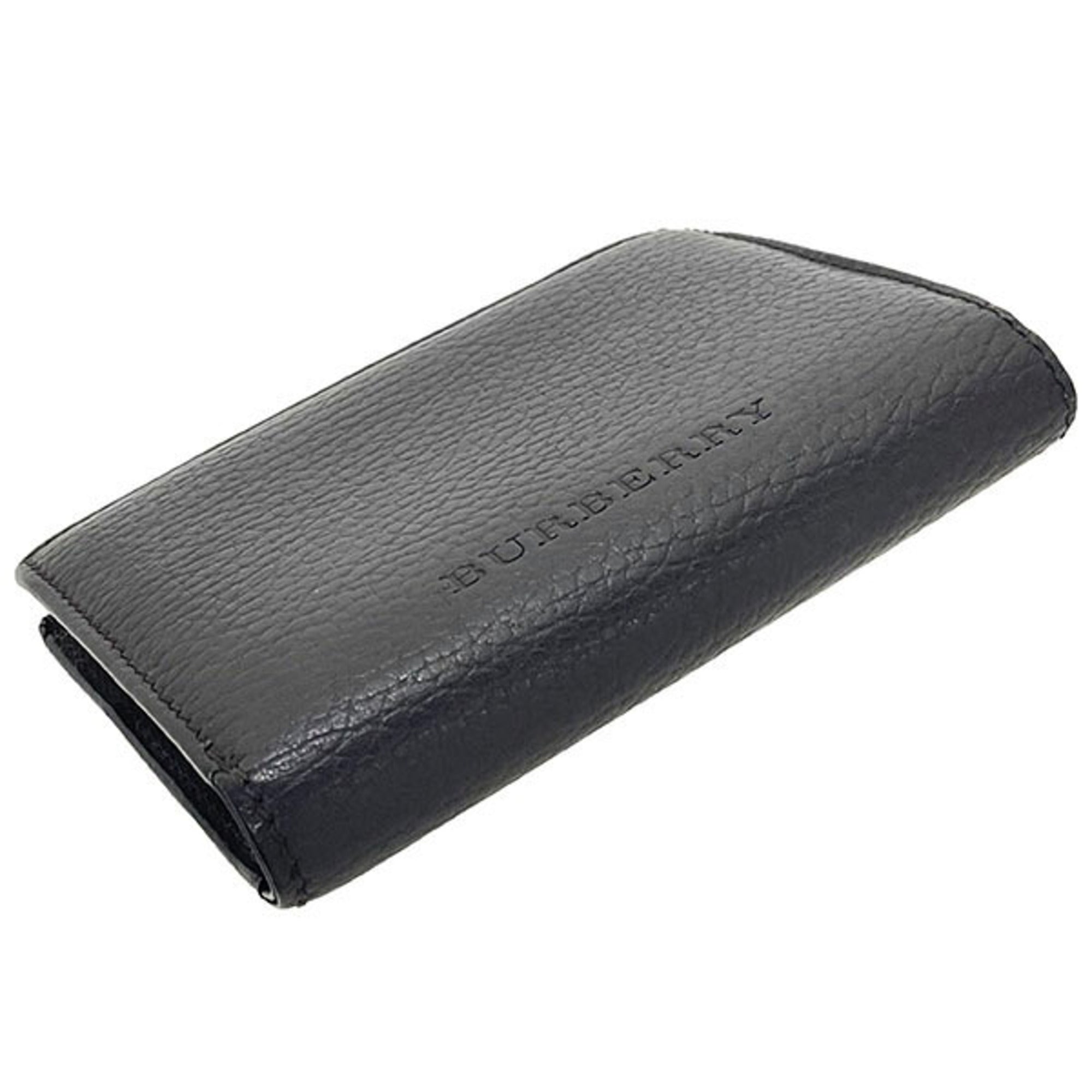 Burberry Dark Brown Leather Wallet (Bi-Fold) (Pre-Owned)