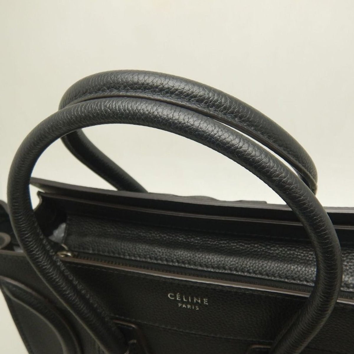 Celine Black Leather Tote Bag (Pre-Owned)
