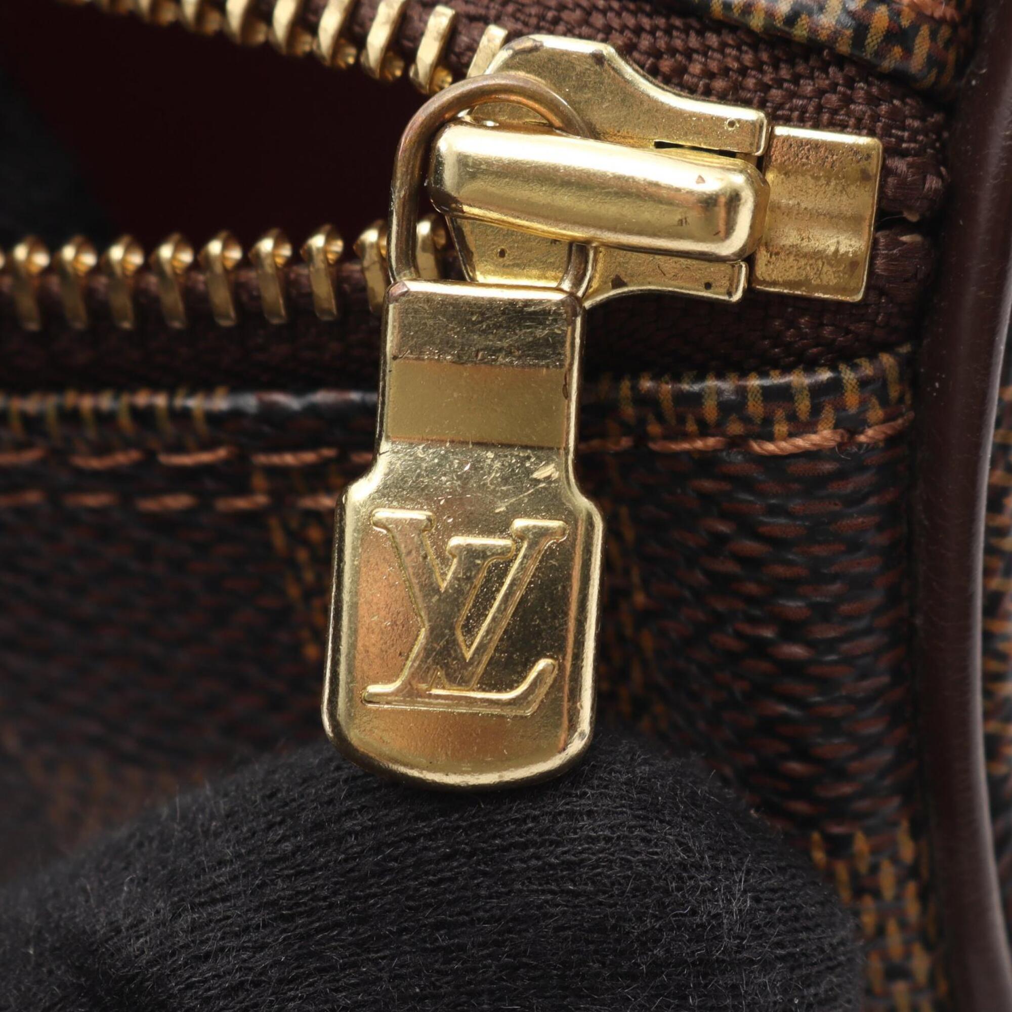 Louis Vuitton Brown Ebene Coated Canvas Damier Canvas Pvc Leather Handbag (Pre-Owned)
