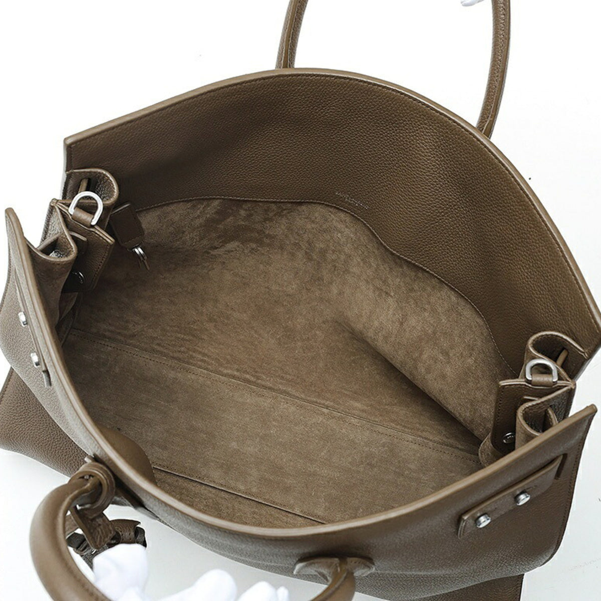 Saint Laurent Brown Leather Handbag (Pre-Owned)