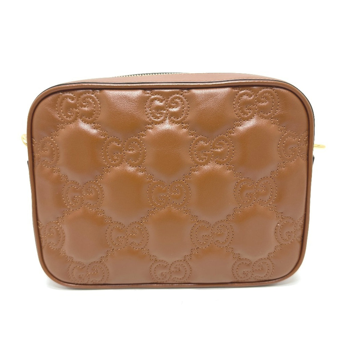 Gucci Brown Leather Shoulder Bag (Pre-Owned)