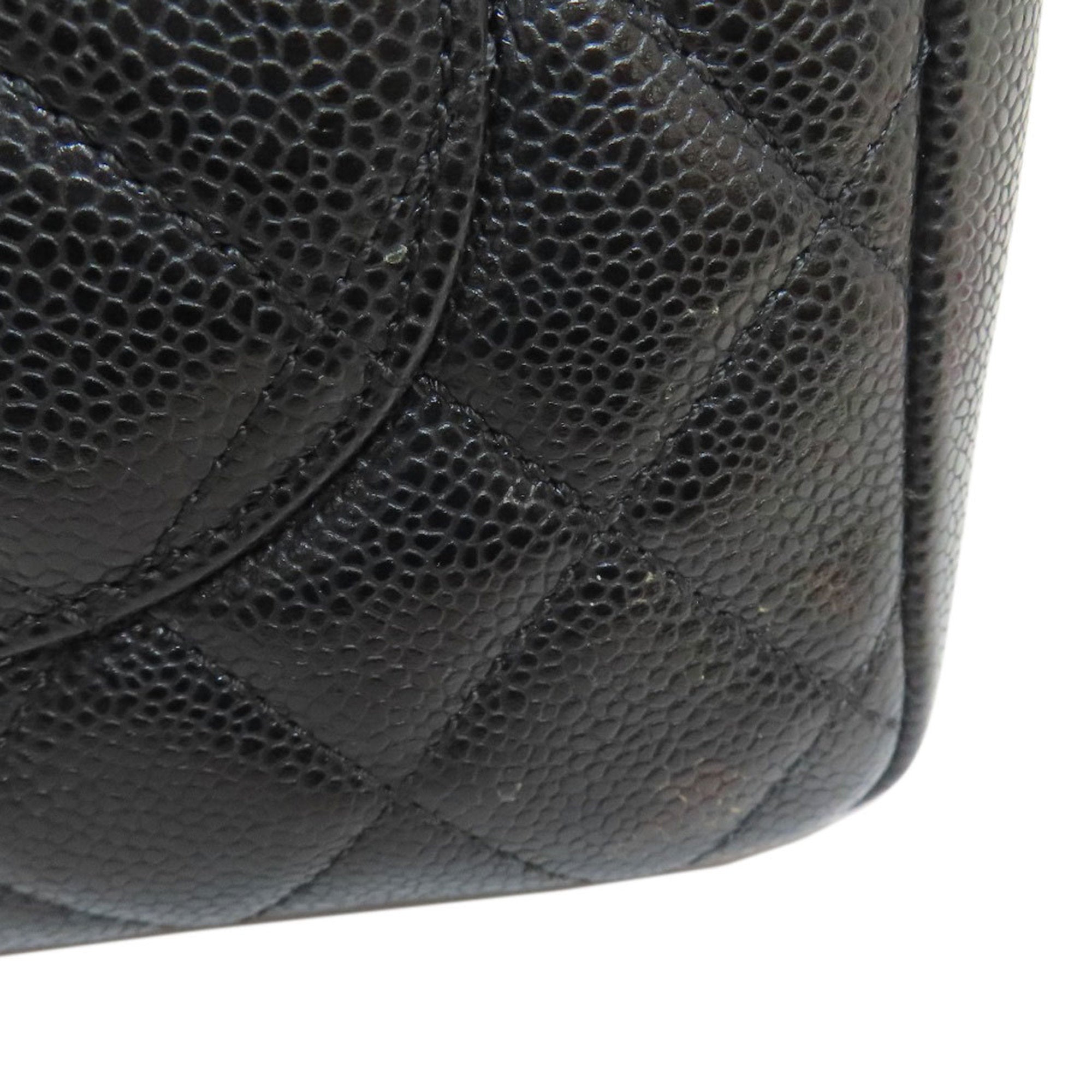 Chanel Black Leather Tote Bag (Pre-Owned)