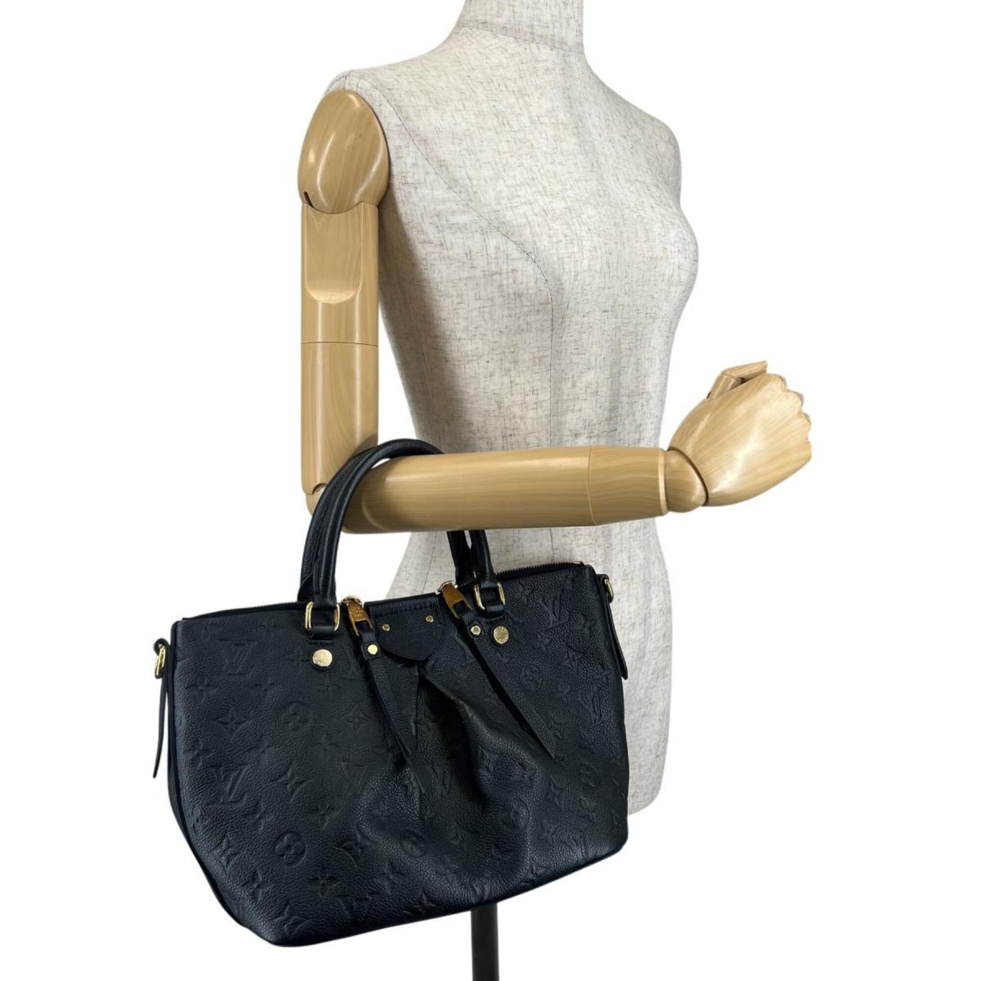 Louis Vuitton Black Monogram Empreinte Handbag Shoulder Bag (Pre-Owned)