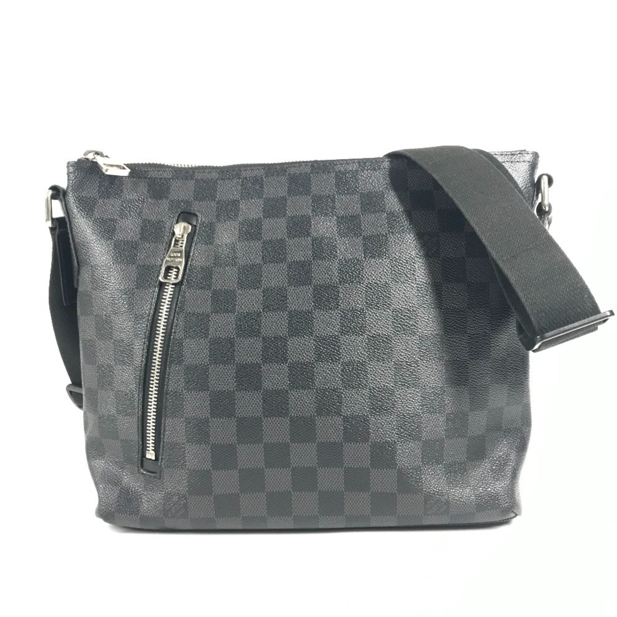 Louis Vuitton Damier Graphite Black Damier Graphite Shoulder Bag (Pre-Owned)
