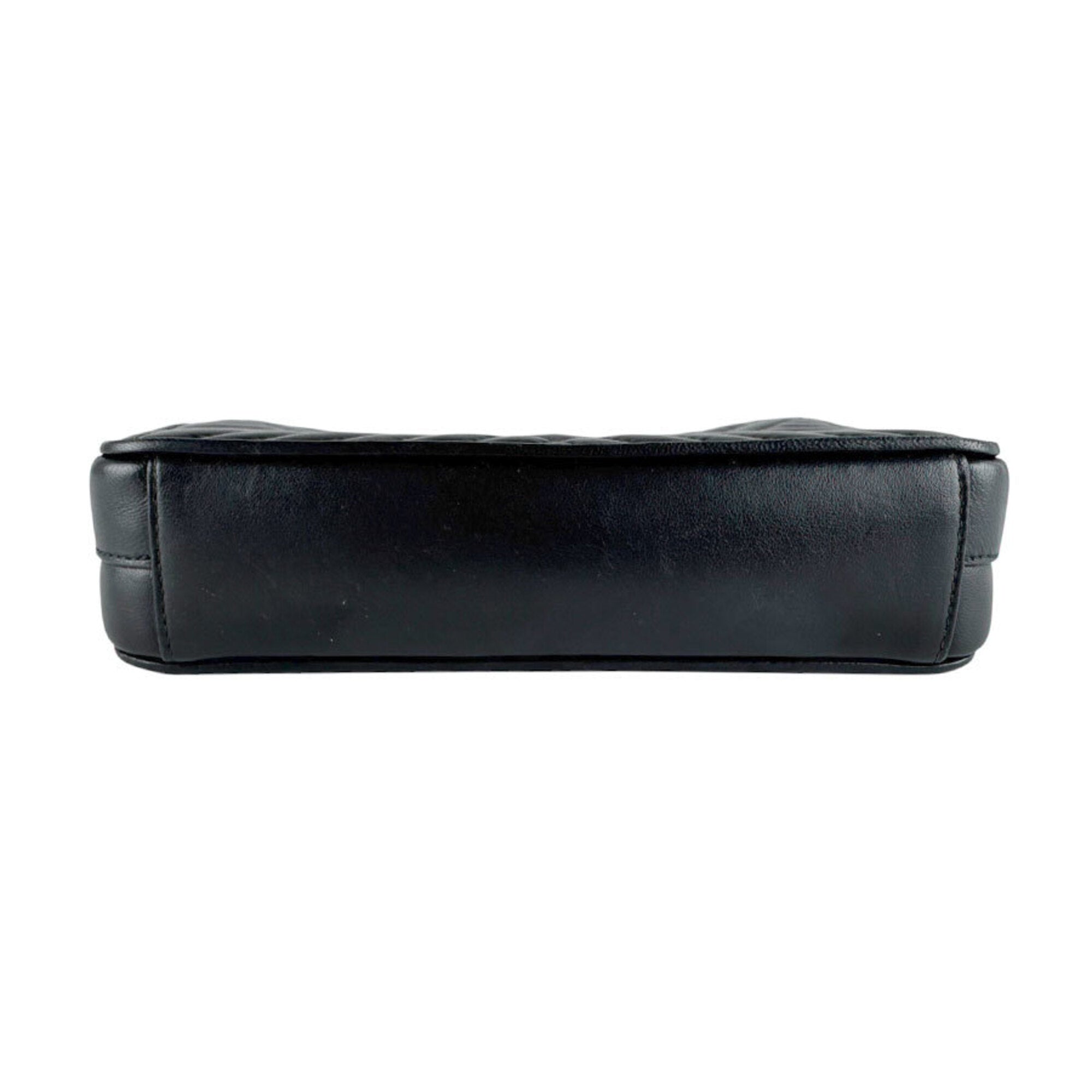 Prada Black Leather Shoulder Bag (Pre-Owned)