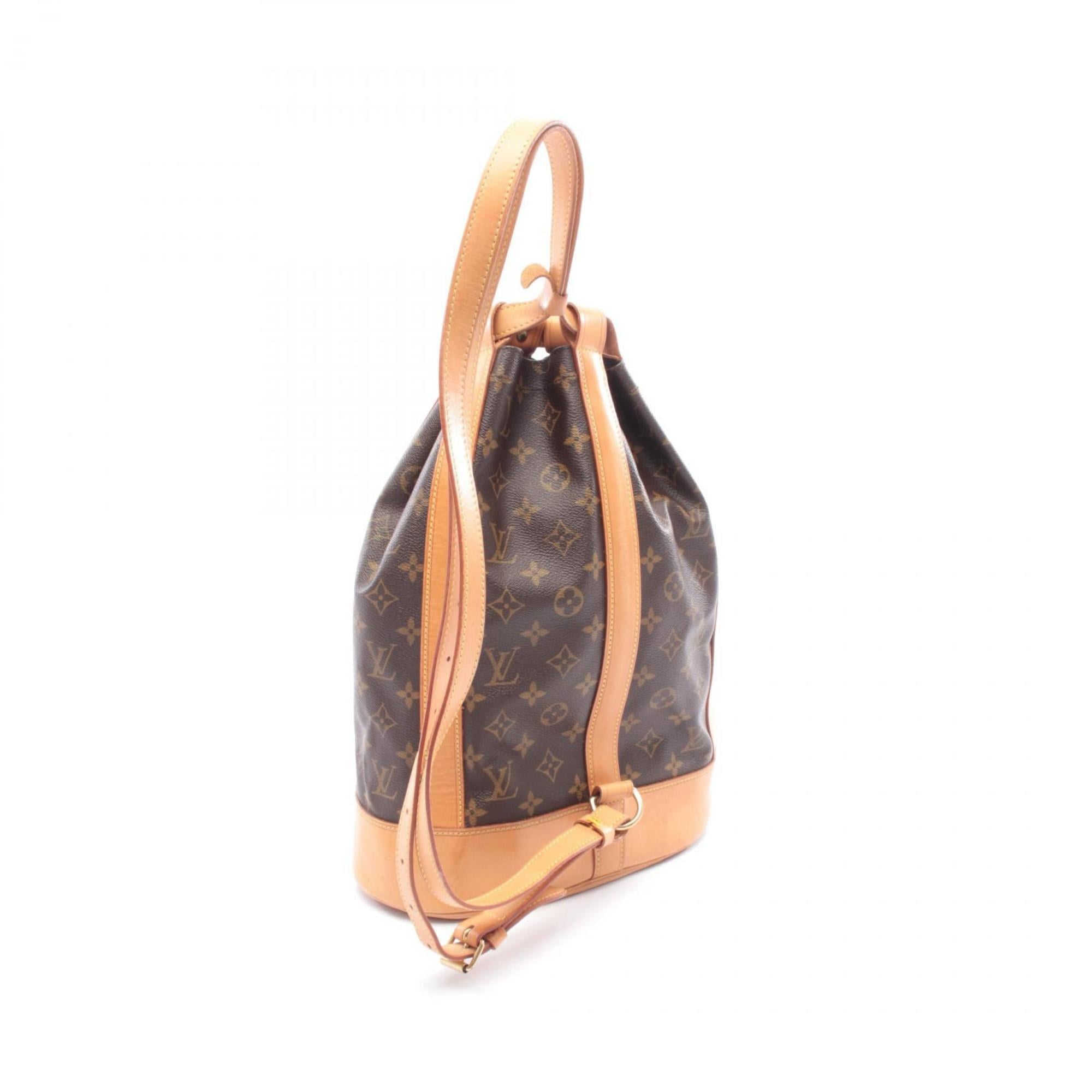 Louis Vuitton Brown Monogram Coated Canvas Leather Handbag Shoulder Bag (Pre-Owned)