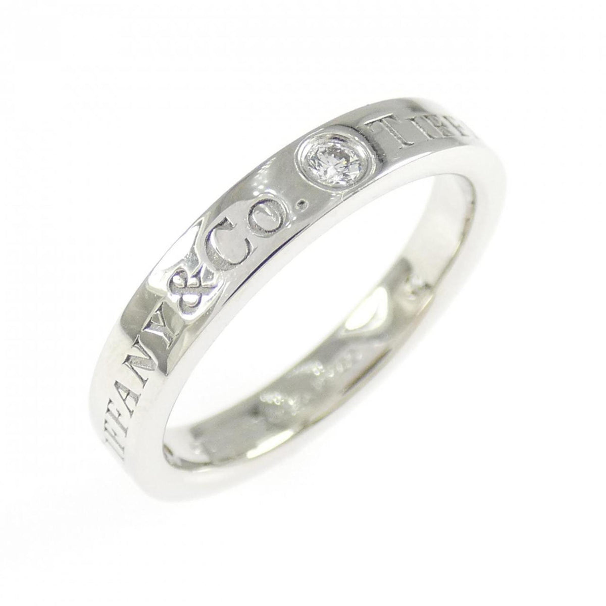 Tiffany Platinum 950 Band Ring (Pre-Owned)