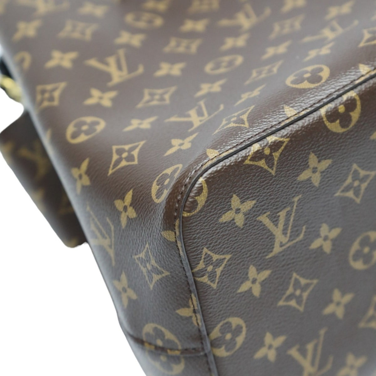 Louis Vuitton Brown Noir Monogram Canvas Shoulder Bag (Pre-Owned)