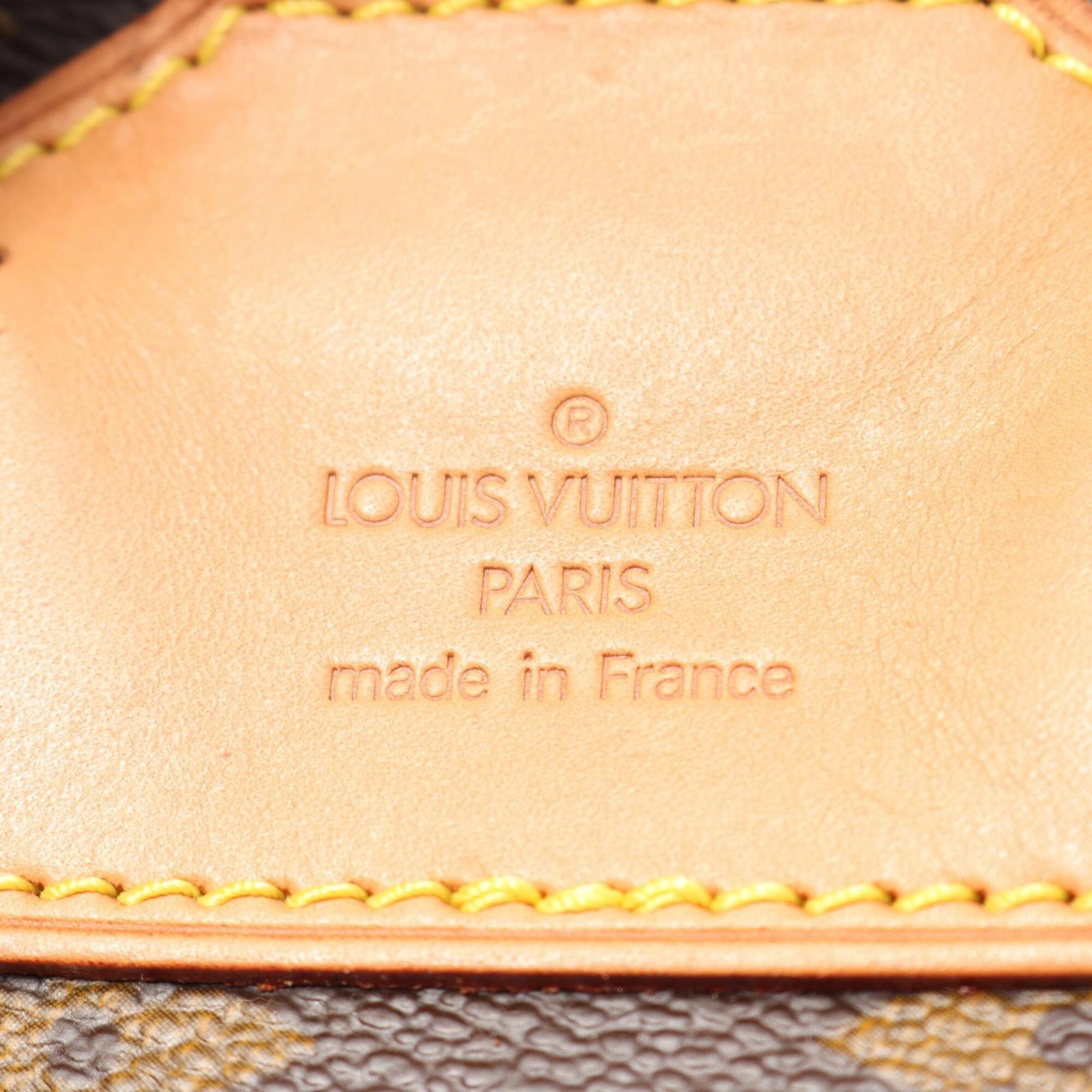 Louis Vuitton Brown Pvc Leather Backpack Handbag (Pre-Owned)