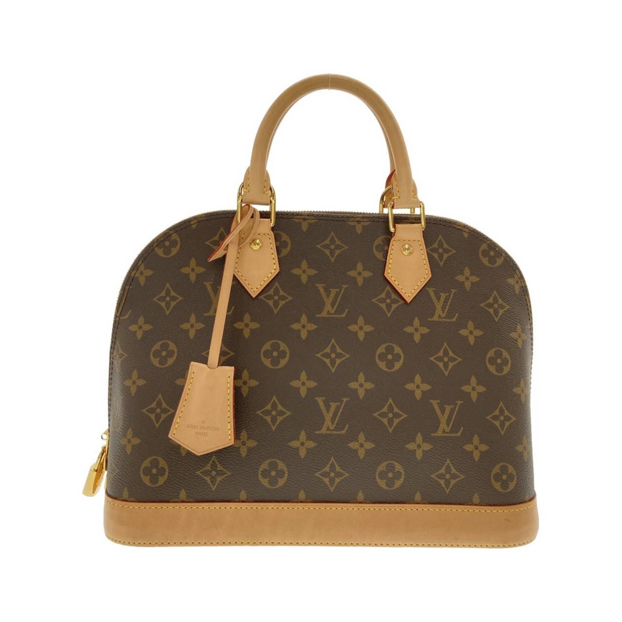 Louis Vuitton Marron Coated Canvas Handbag (Pre-Owned)