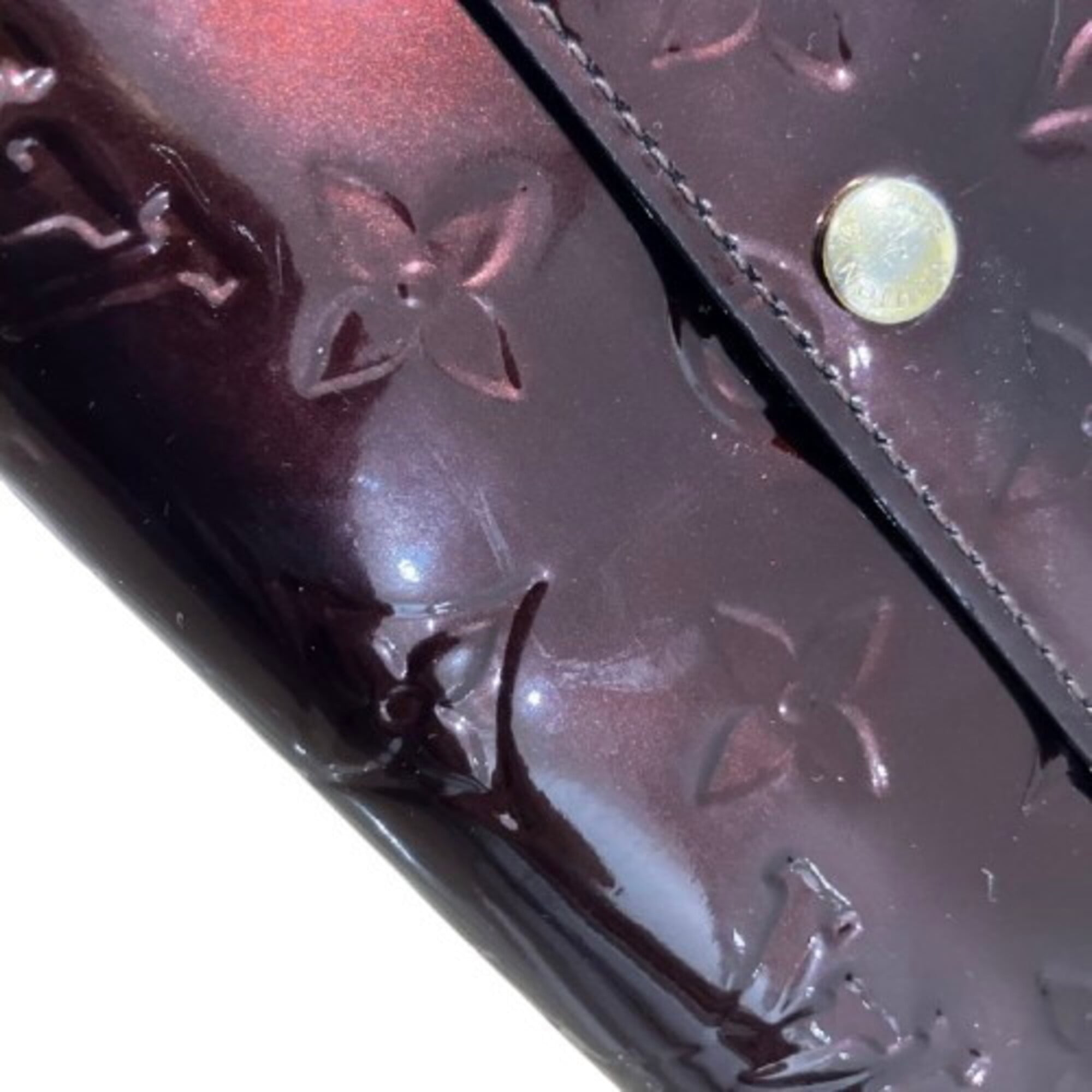 Louis Vuitton Vernis Amarante Vernis Long Wallet (Bi-Fold) (Pre-Owned)