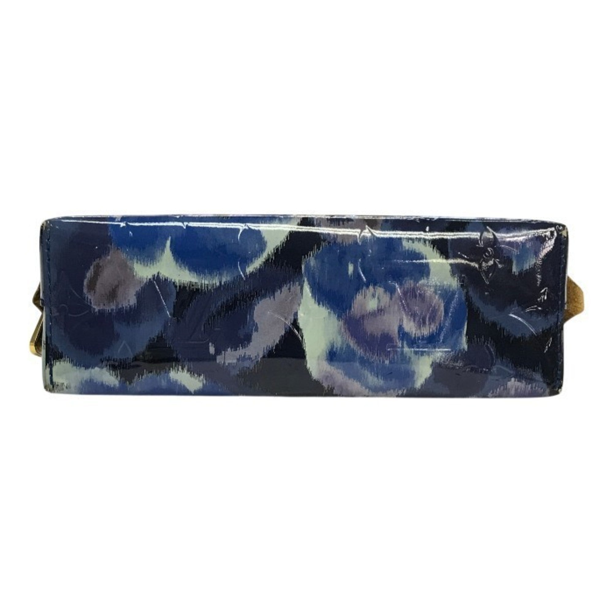 Louis Vuitton Blue Galle Vernis Pouch (Pre-Owned)