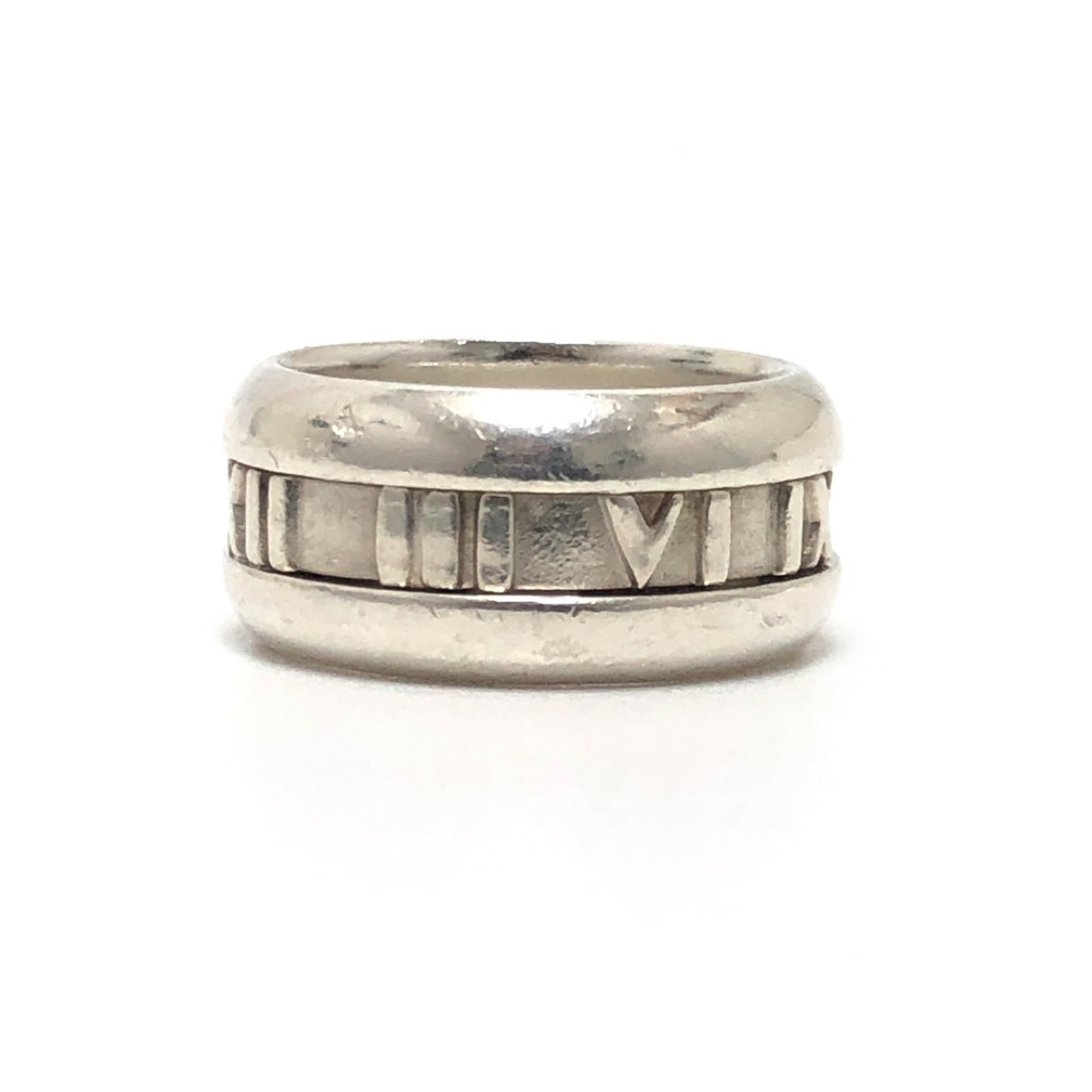 Tiffany Silver Silver 925 Band Ring (Pre-Owned)