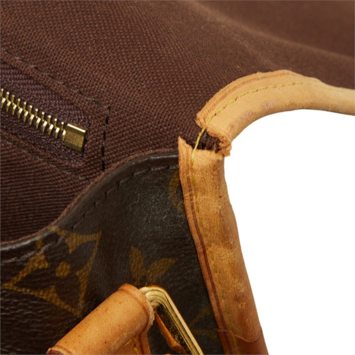 Louis Vuitton Brown Pvc Leather Shoulder Bag (Pre-Owned)