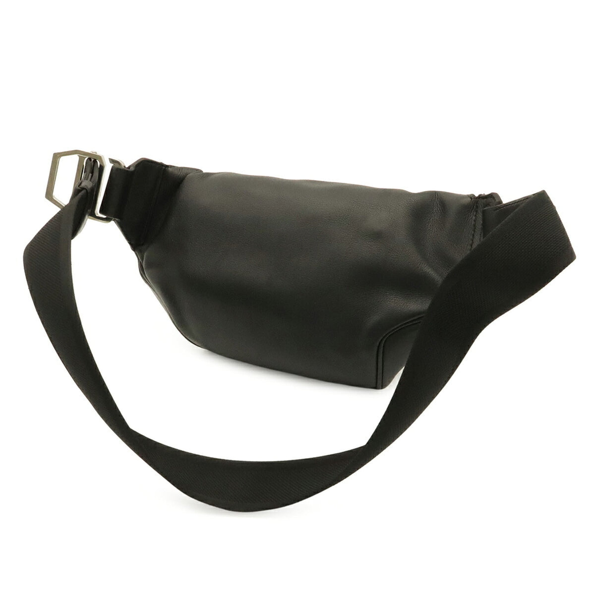 Hermes Black Swift Leather Shoulder Bag Sling Bag (Pre-Owned)