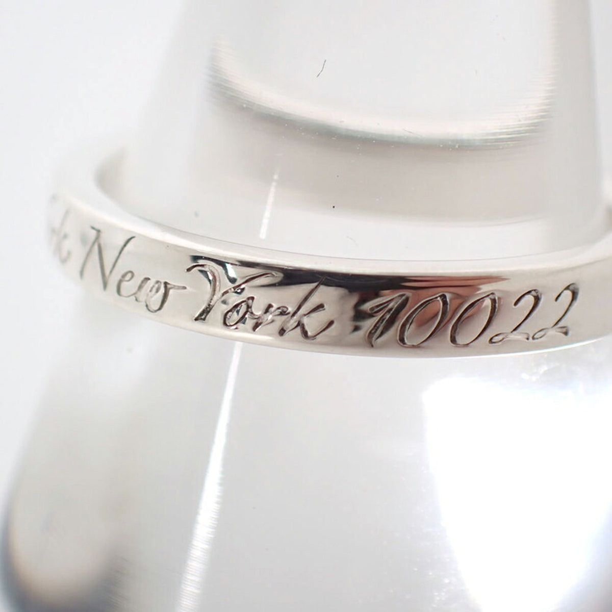 Tiffany Sterling Silver 925 Band Ring (Pre-Owned)