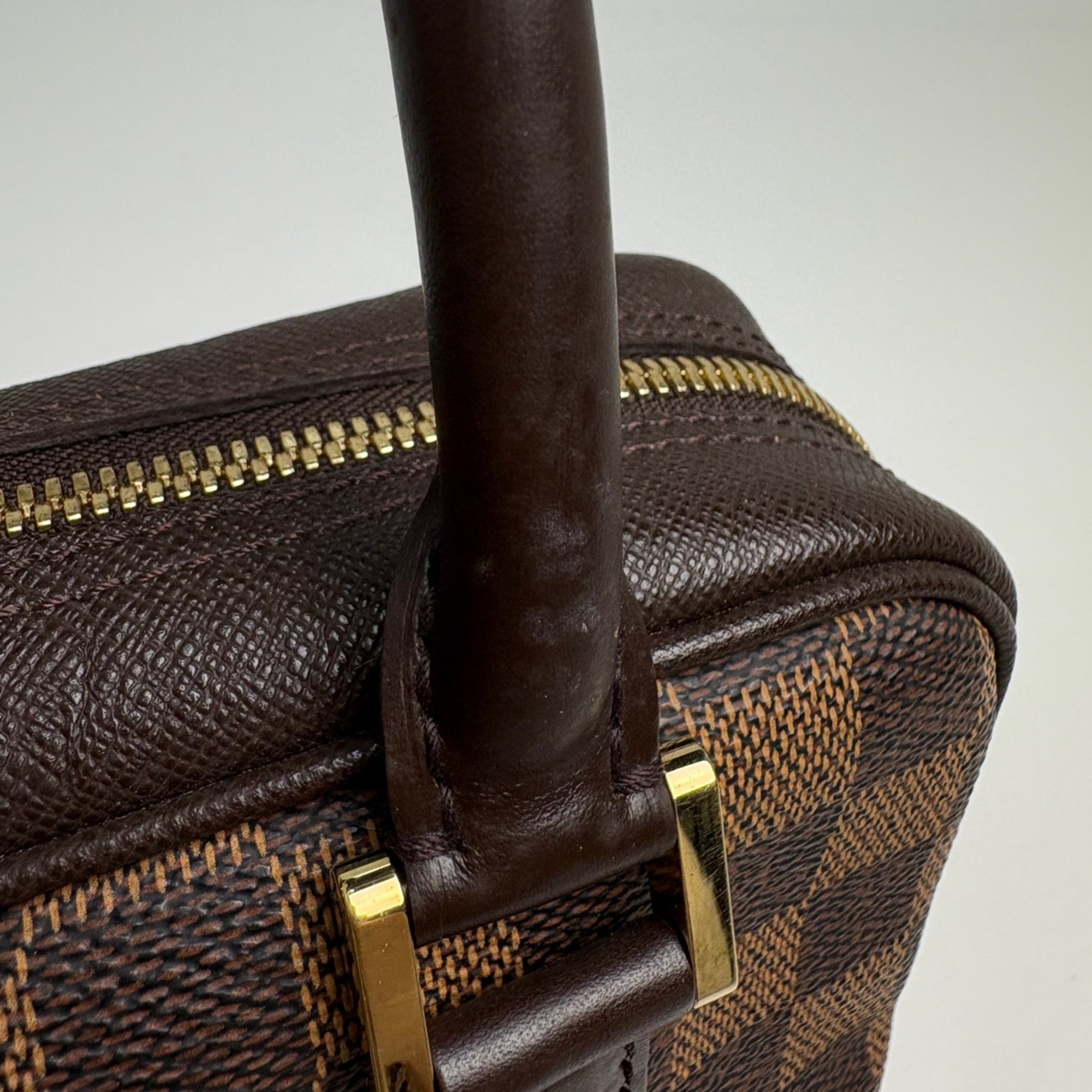 Louis Vuitton Brown Damier Canvas Damier Canvas Handbag (Pre-Owned)