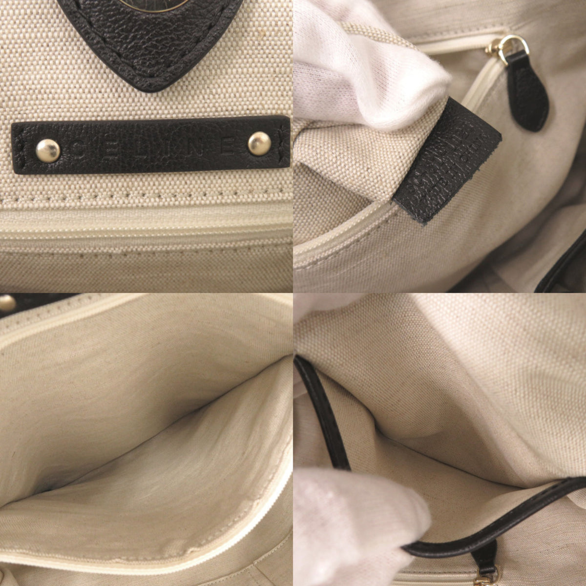 Celine Black Pvc Leather Tote Bag (Pre-Owned)