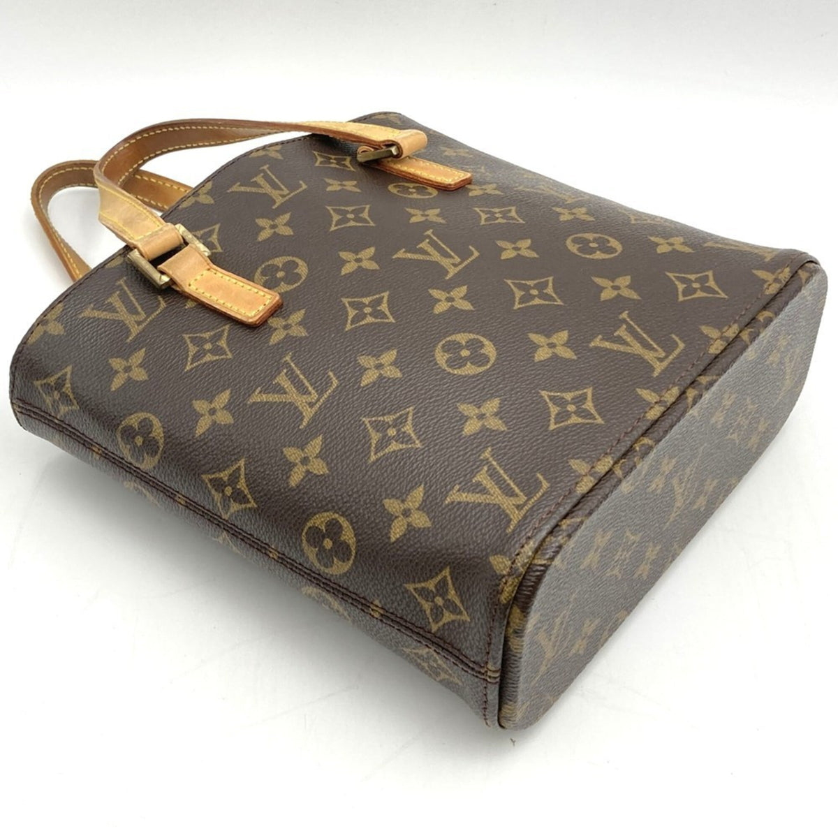Louis Vuitton Brown Monogram Canvas Handbag (Pre-Owned)