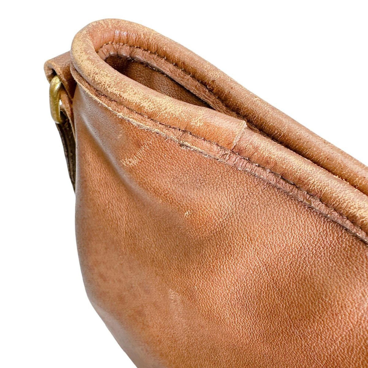 Coach Brown Leather Handbag Shoulder Bag (Pre-Owned)