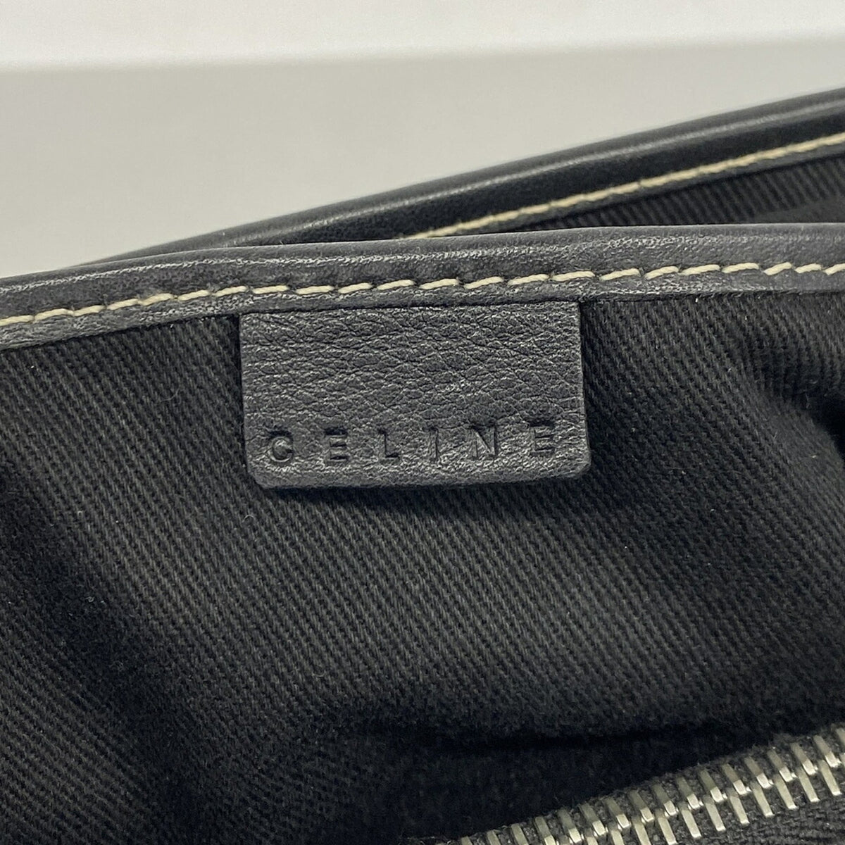 Celine Black Canvas Handbag (Pre-Owned)