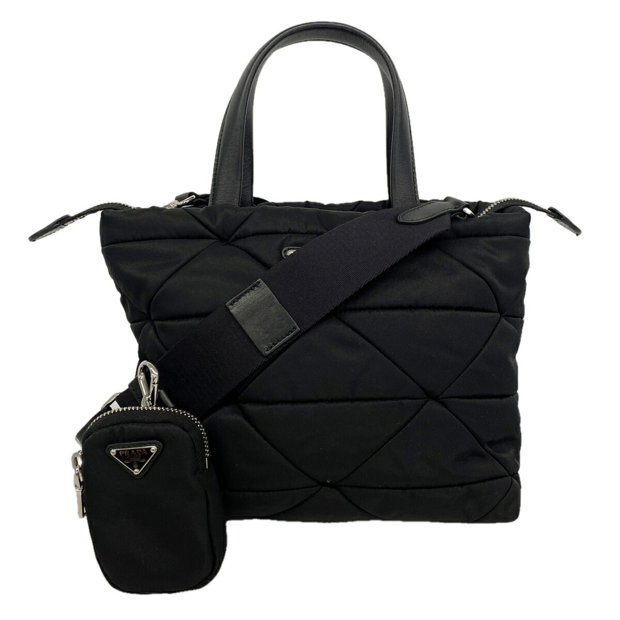 Prada Black Nylon Handbag (Pre-Owned)