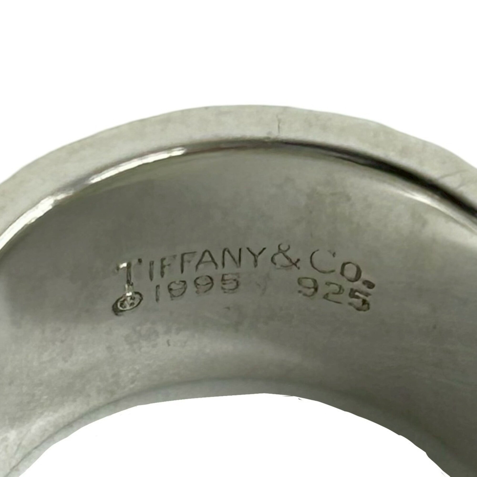 Tiffany Silver Silver 925 Band Ring (Pre-Owned)