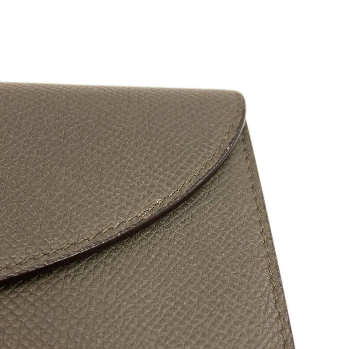 Celine Gray Leather Long Wallet (Bi-Fold) (Pre-Owned)