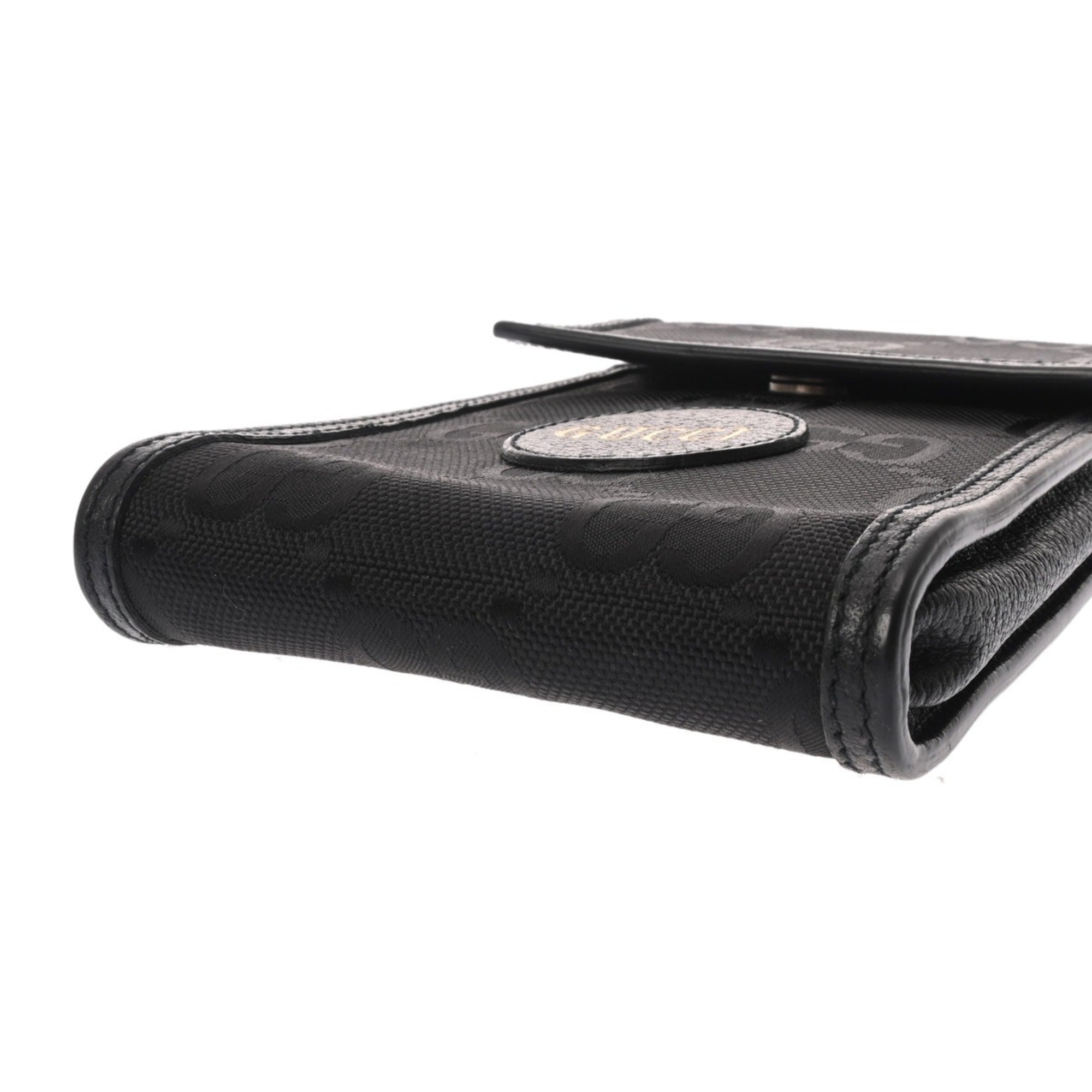 Gucci Black Leather Nylon Shoulder Bag (Pre-Owned)