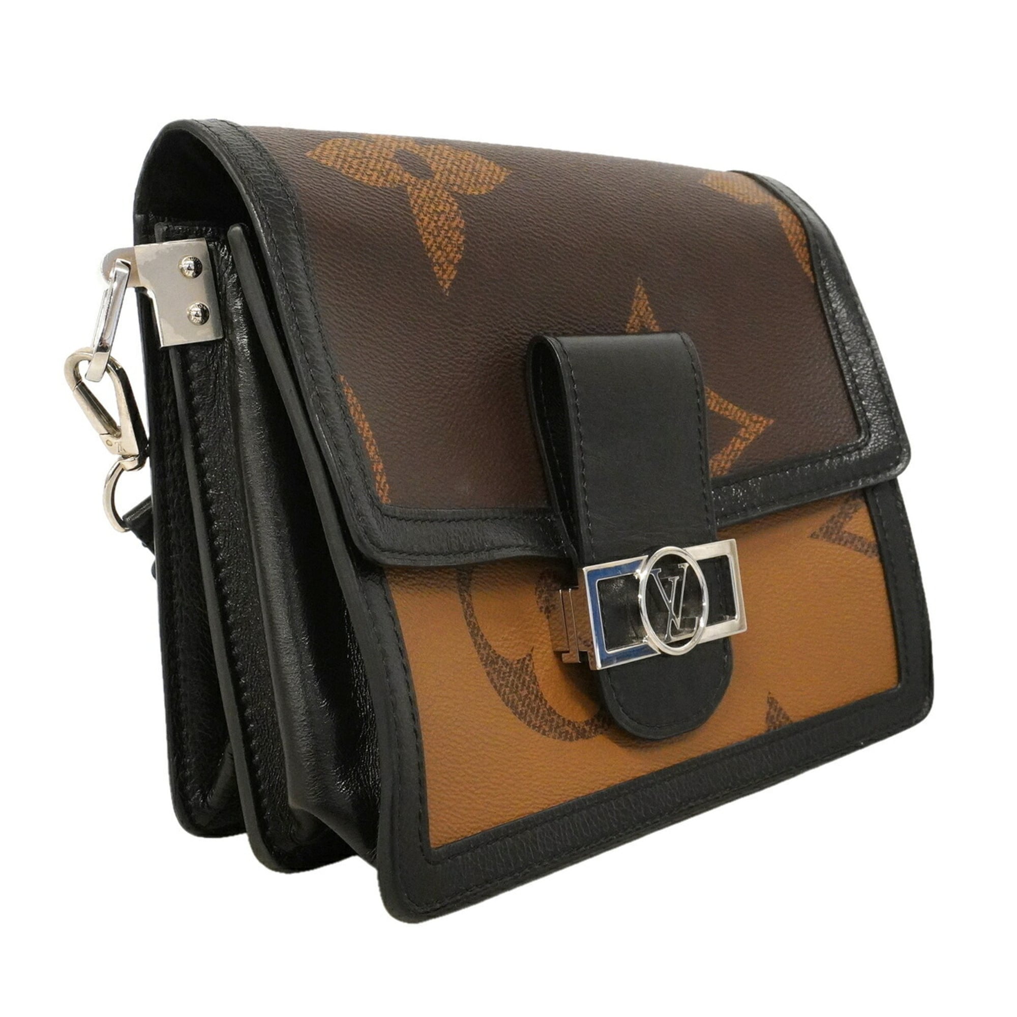 Louis Vuitton Black Brown Shoulder Bag (Pre-Owned)