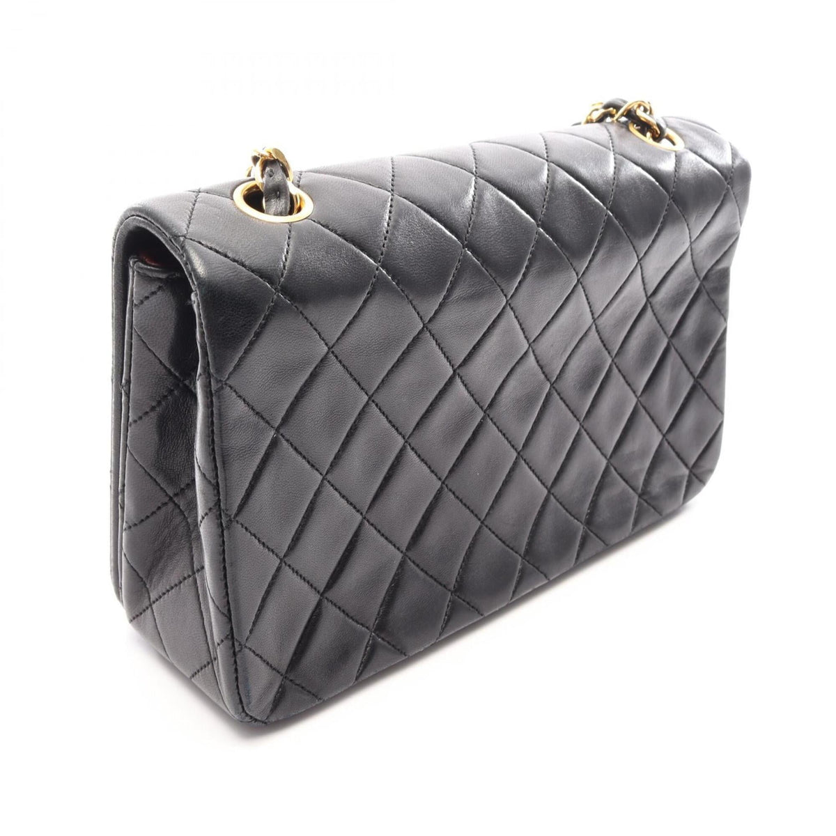 Chanel Black Leather Shoulder Bag (Pre-Owned)
