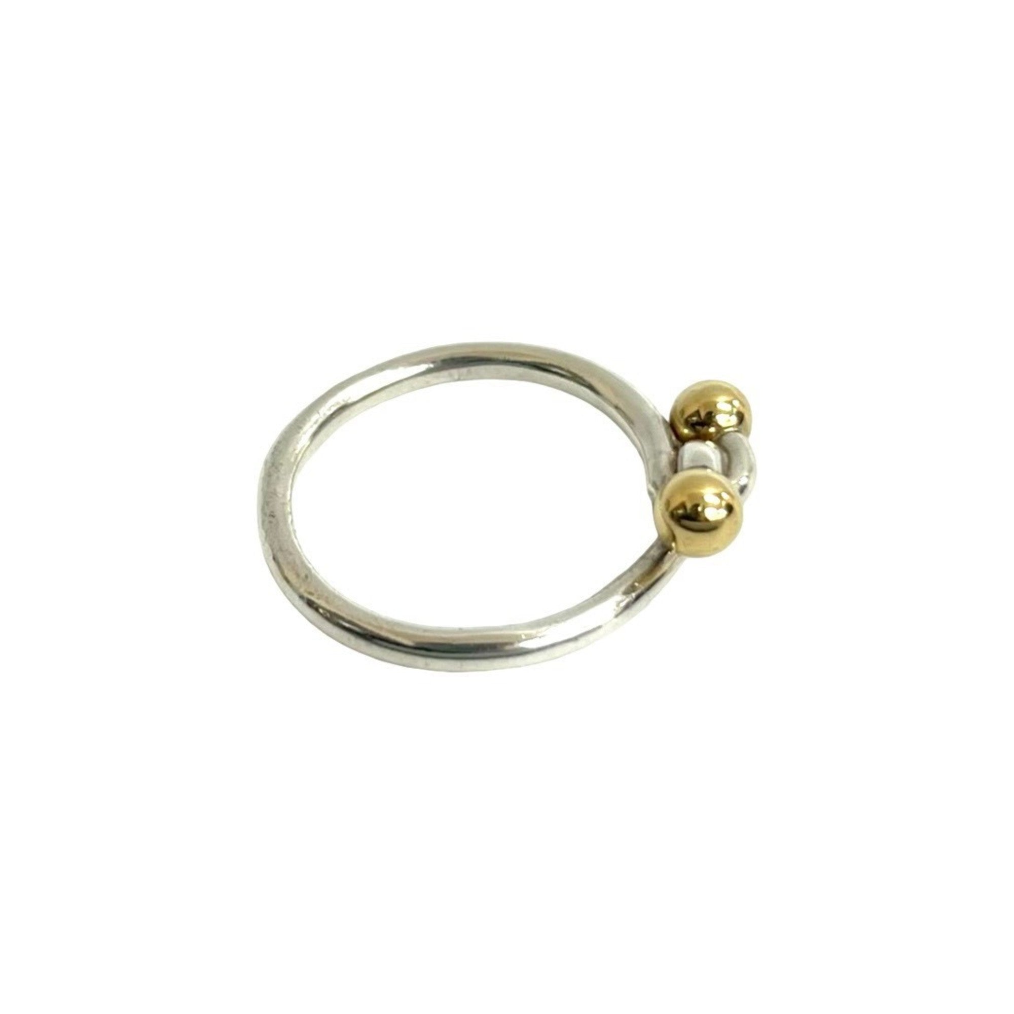 Tiffany Gold Silver Gold (18K) Silver 925 Band Ring (Pre-Owned)
