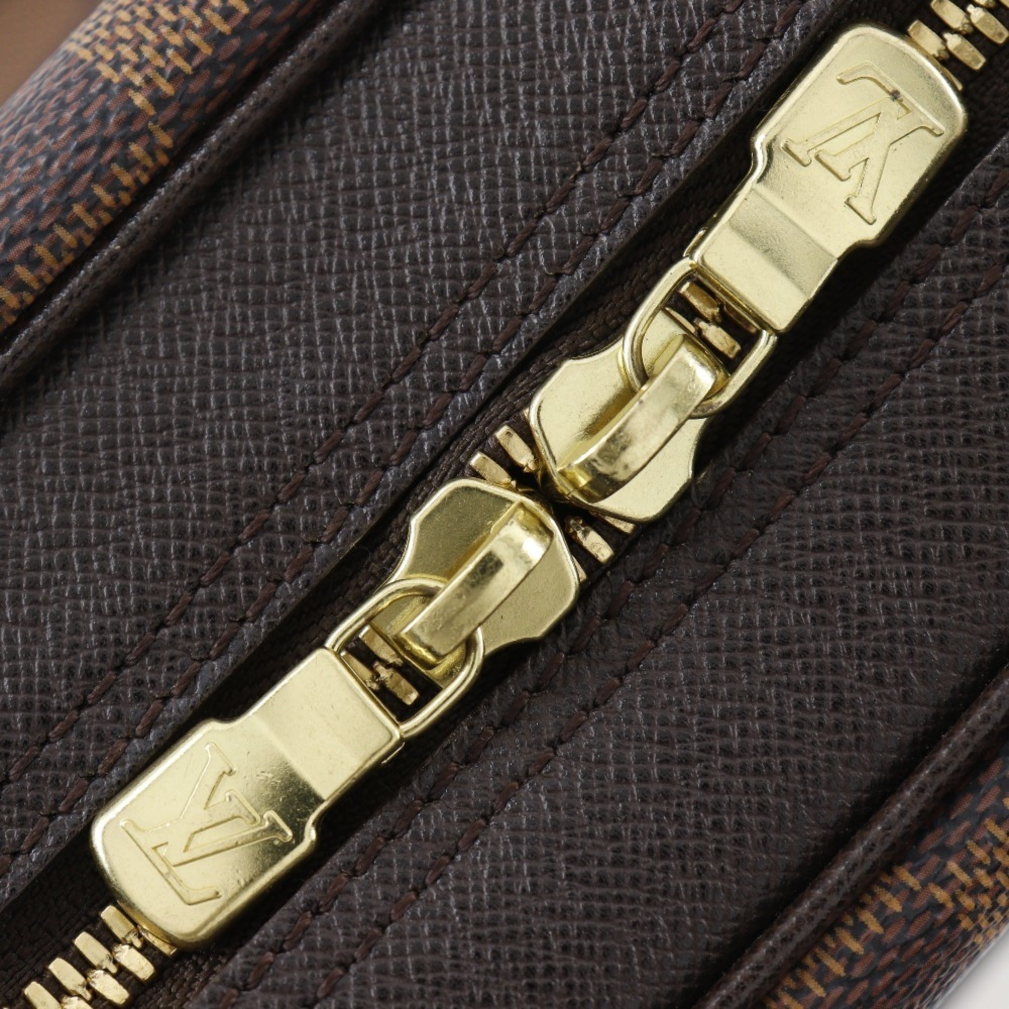 Louis Vuitton Brown Damier Canvas Handbag (Pre-Owned)