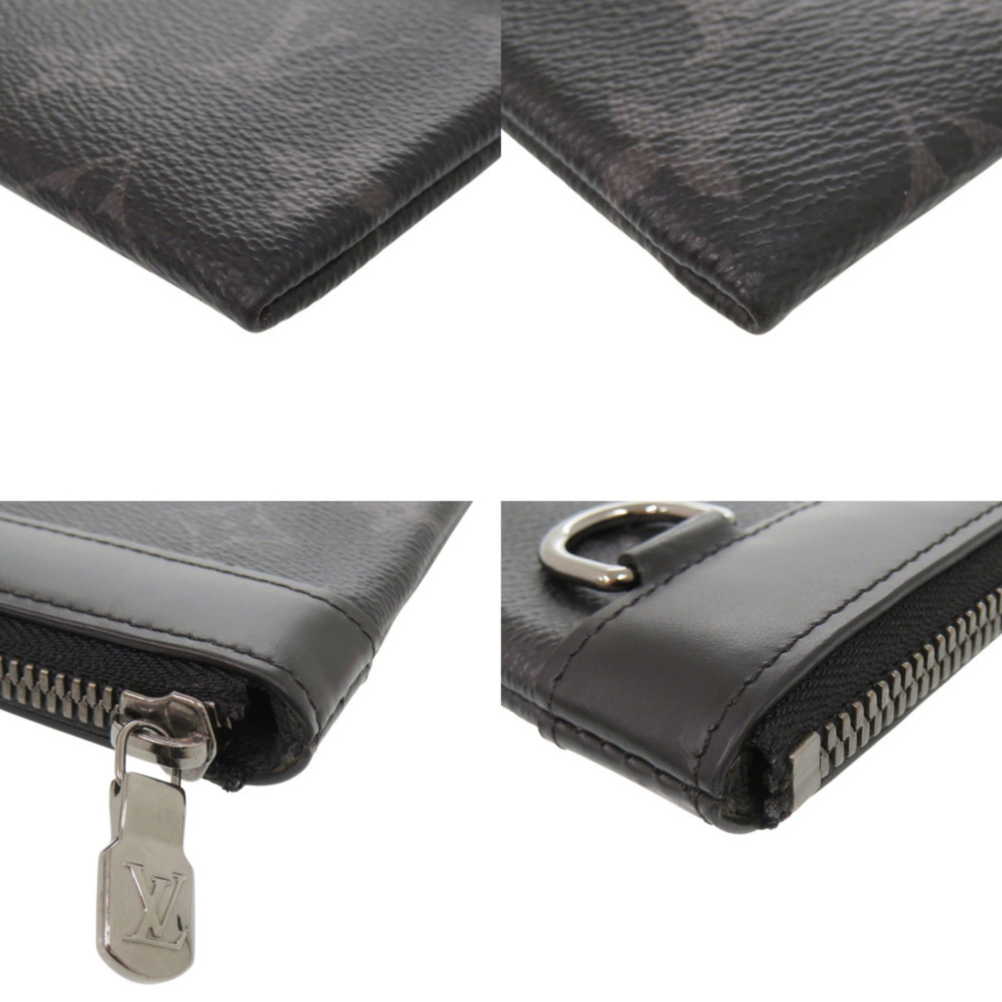Louis Vuitton Black Monogram Eclipse Monogram Eclipse Pochette Pouch (Pre-Owned)