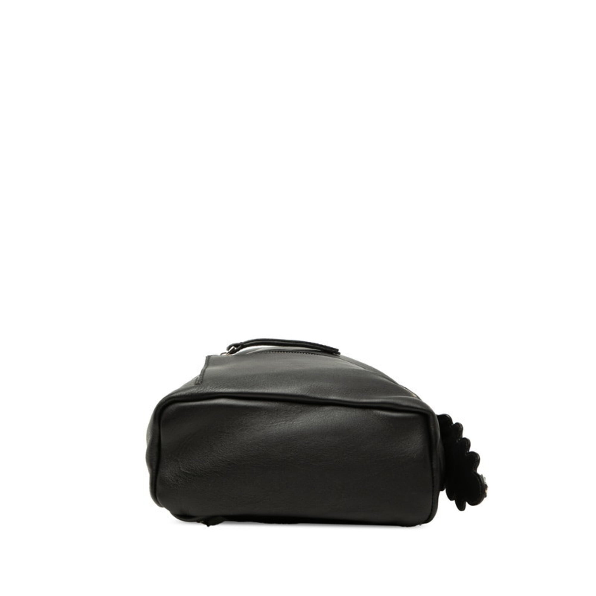 Fendi Black Leather Backpack (Pre-Owned)