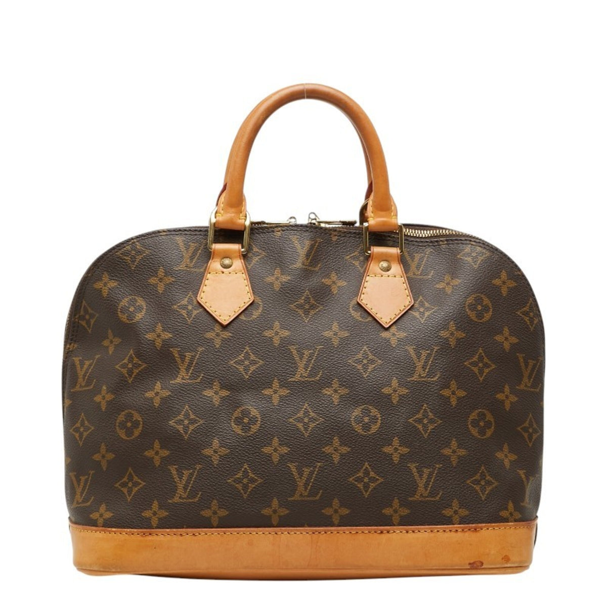 Louis Vuitton Brown Pvc Leather Handbag (Pre-Owned)