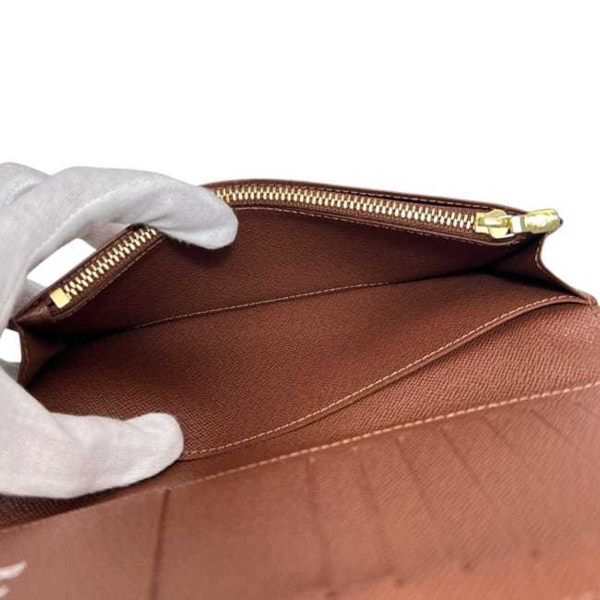 Louis Vuitton Monogram Brown Monogram Long Wallet (Bi-Fold) (Pre-Owned)