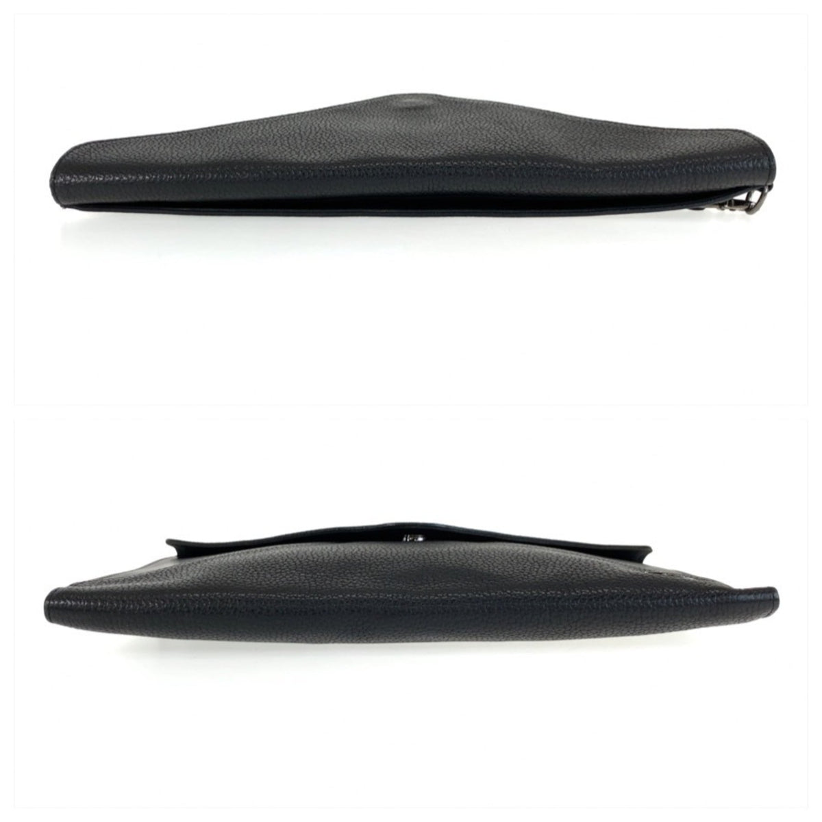 Vivienne Westwood Black Leather Clutch Bag (Pre-Owned)