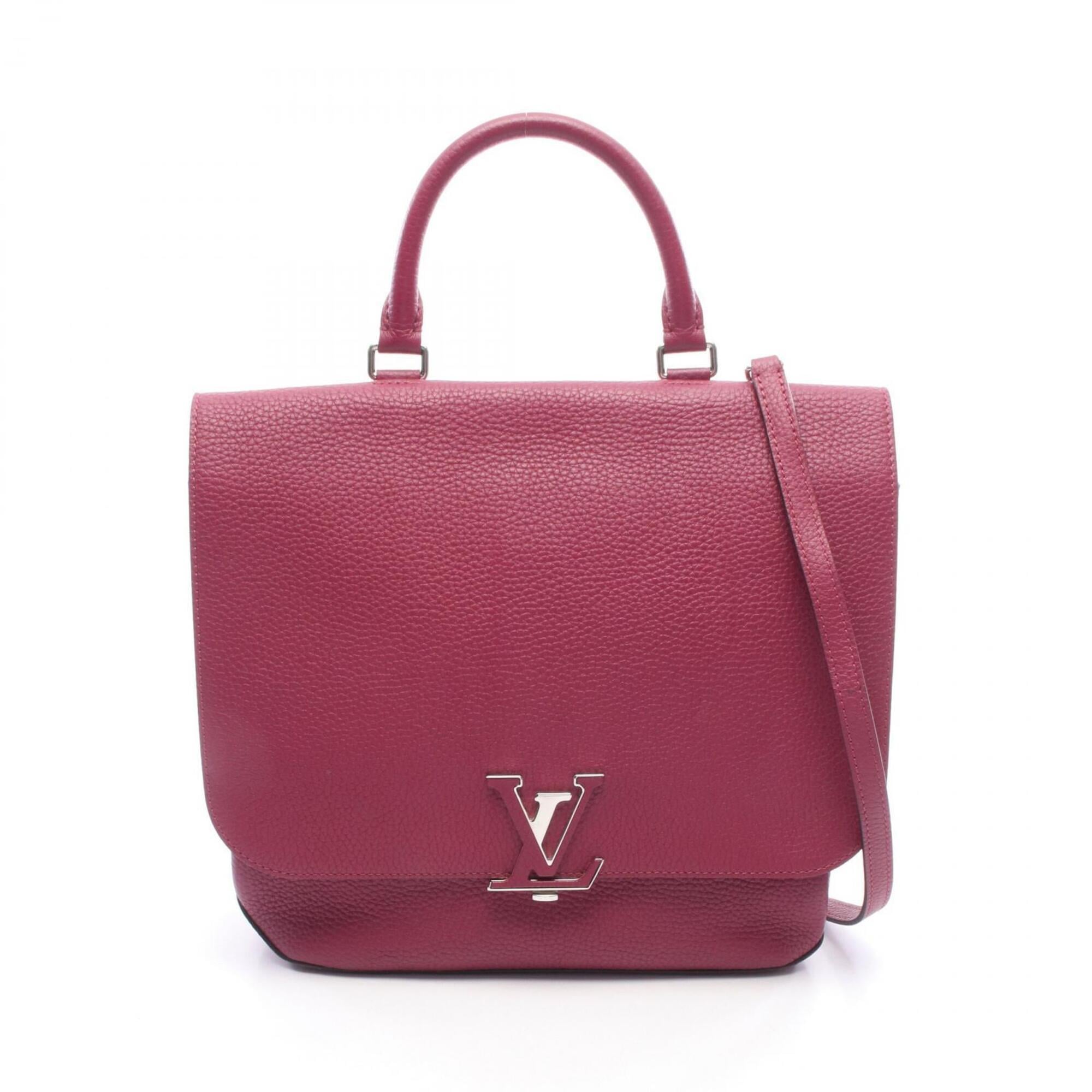 Louis Vuitton Pink Leather Handbag (Pre-Owned)