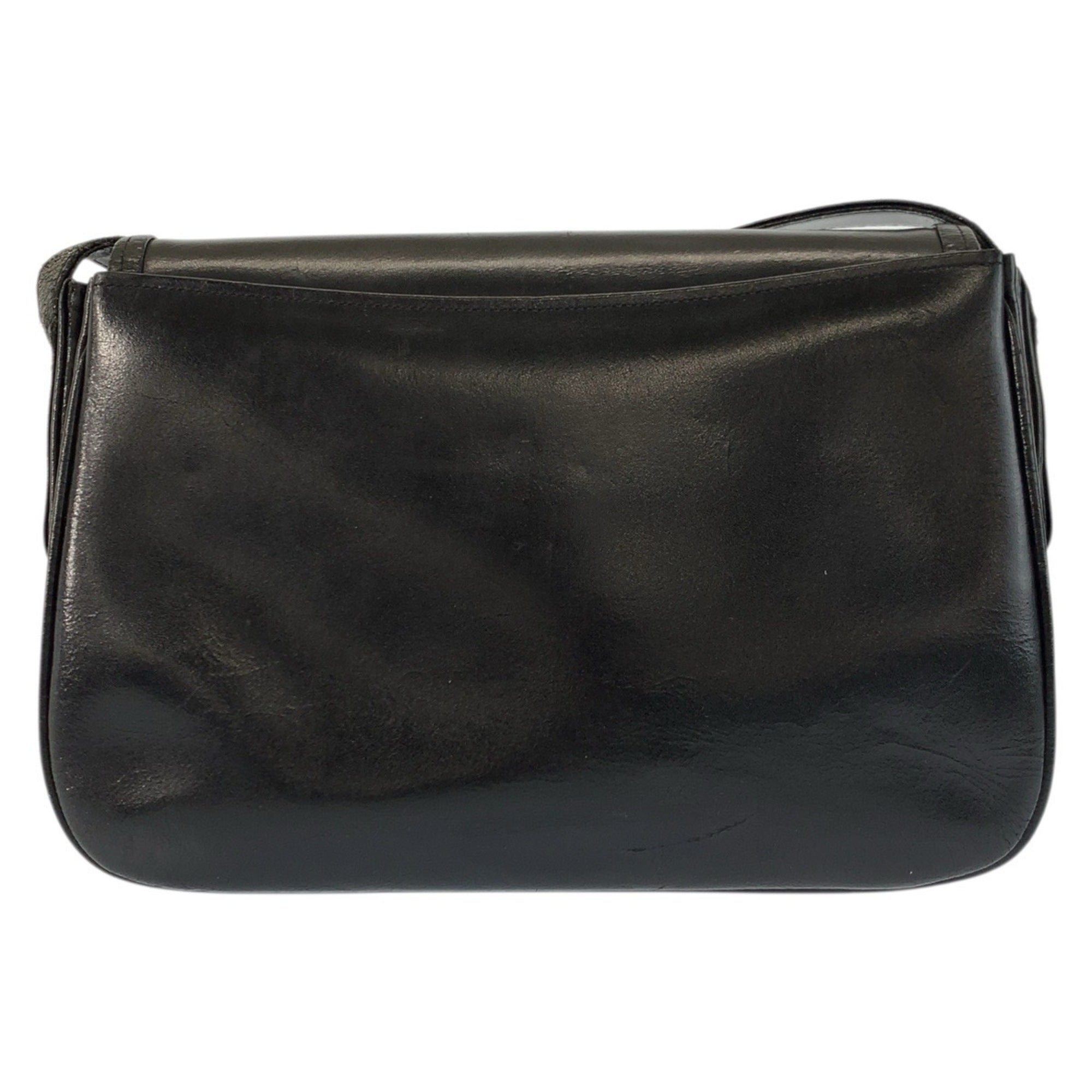 Celine Black Leather Shoulder Bag (Pre-Owned)