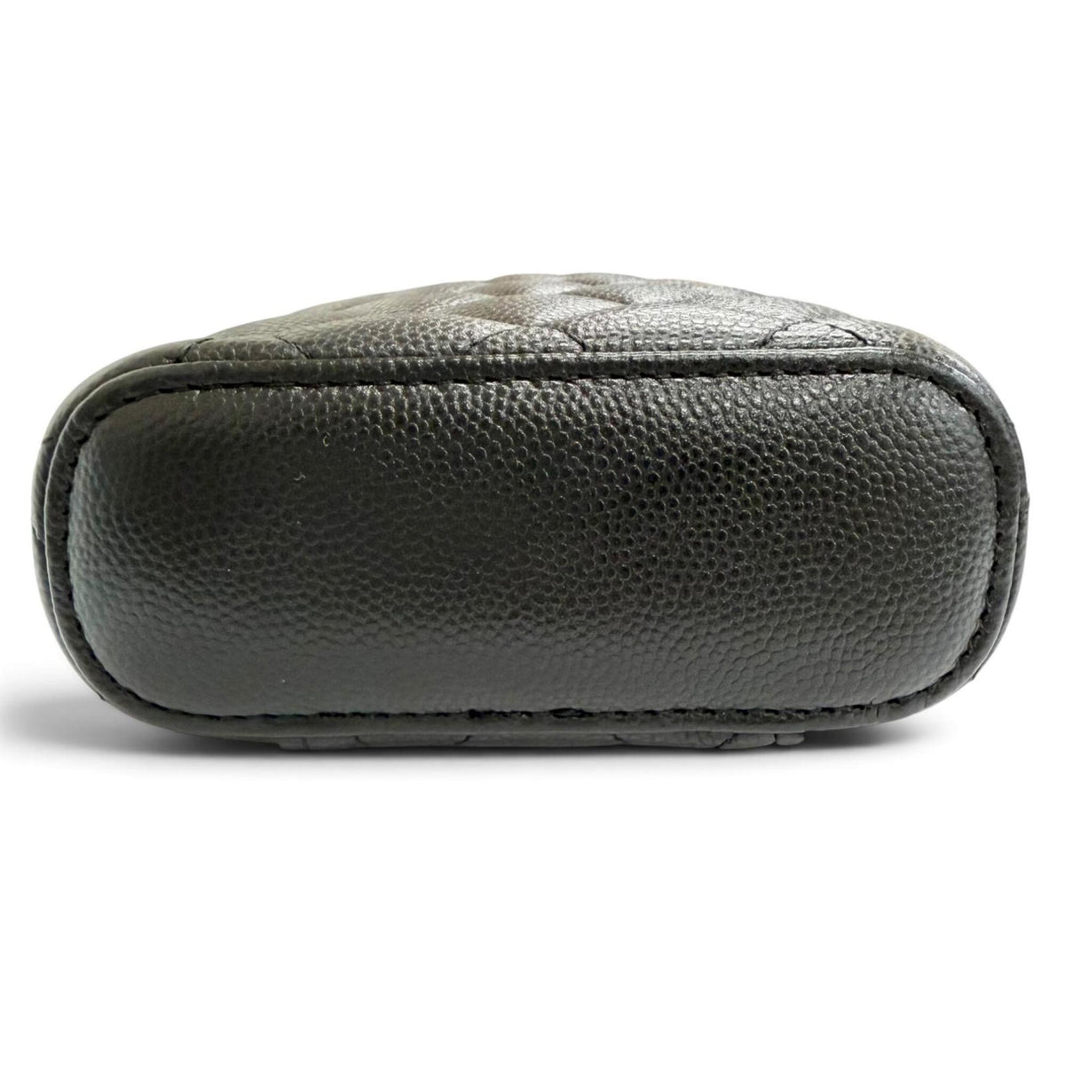 Chanel Black Grained Calfskin Shoulder Bag (Pre-Owned)