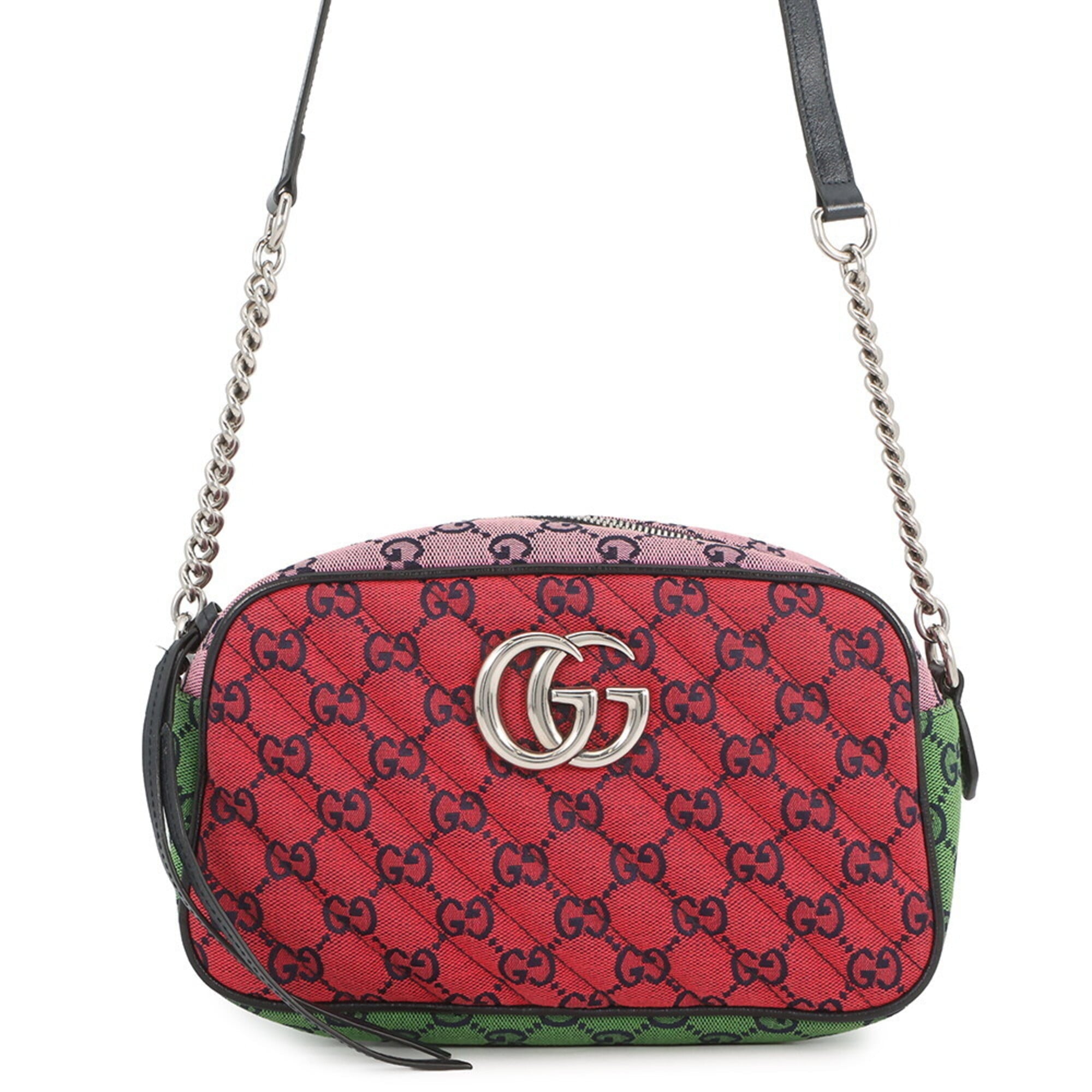 Gucci Multi-Color Gg Canvas Handbag Shoulder Bag (Pre-Owned)