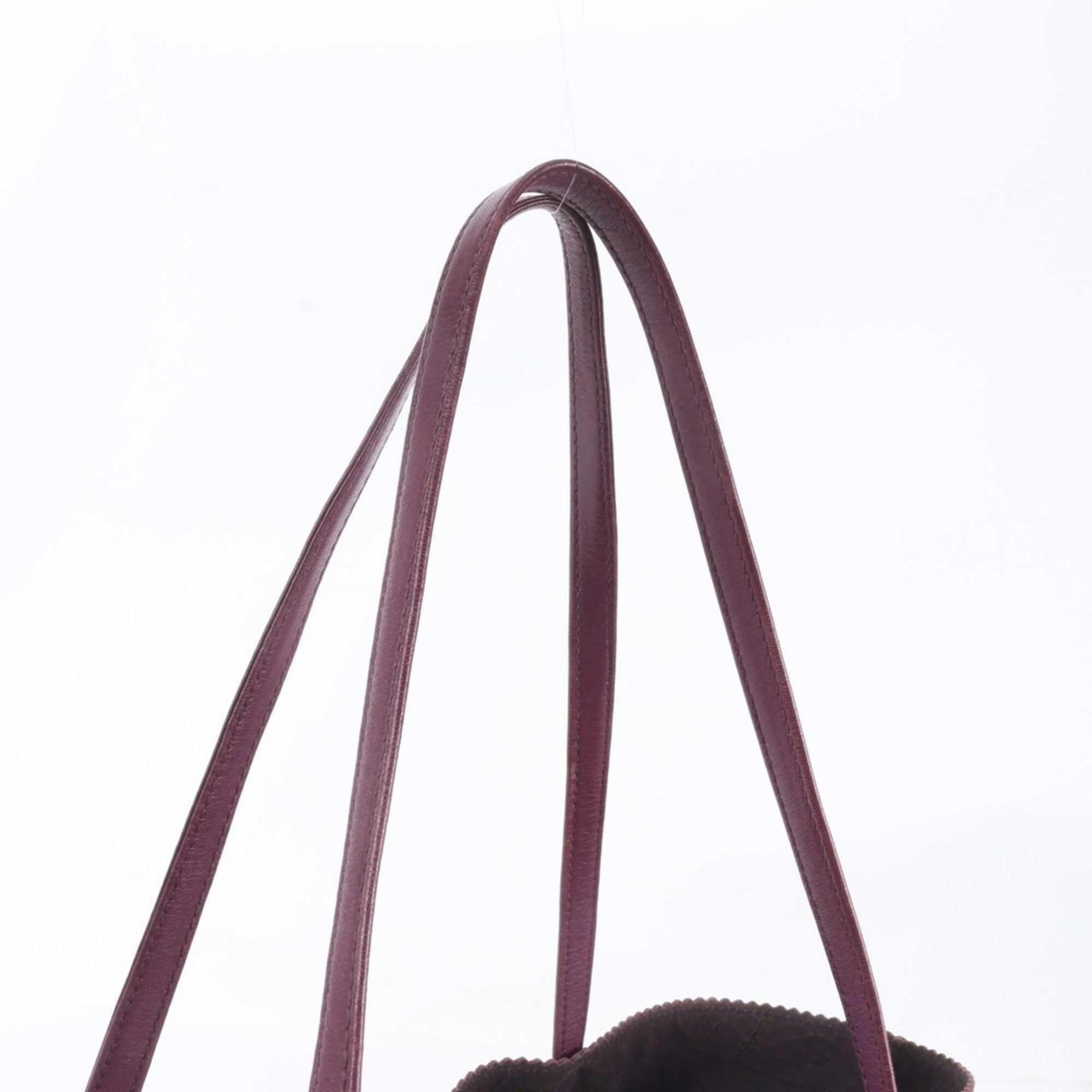 Loewe Purple Leather Handbag Shoulder Bag Tote Bag (Pre-Owned)